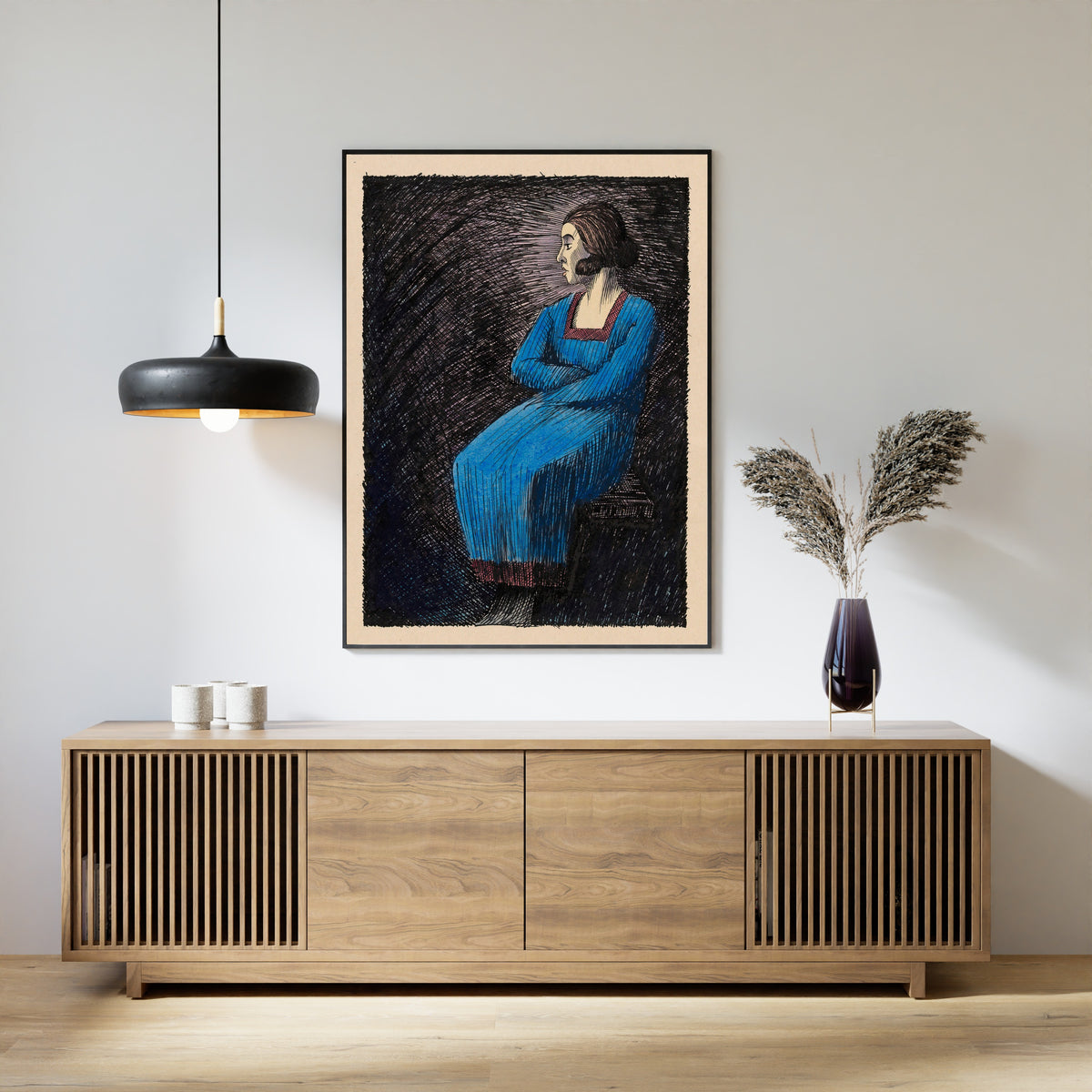 Karl Wiener — Melancholie (Melancholy) | Expressionist Art Print