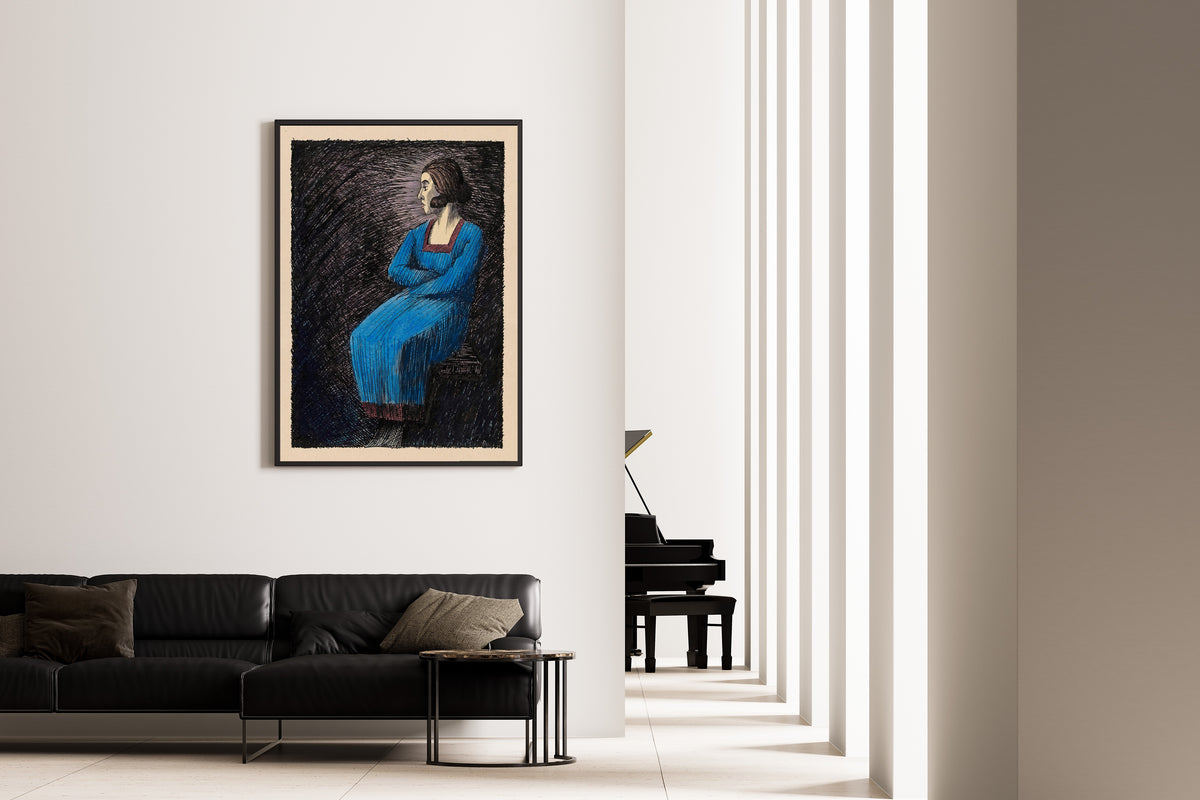 Karl Wiener — Melancholie (Melancholy) | Expressionist Art Print
