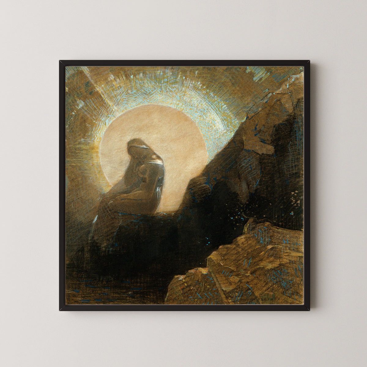 Odilon Redon — Melancholy | Symbolist Art Print