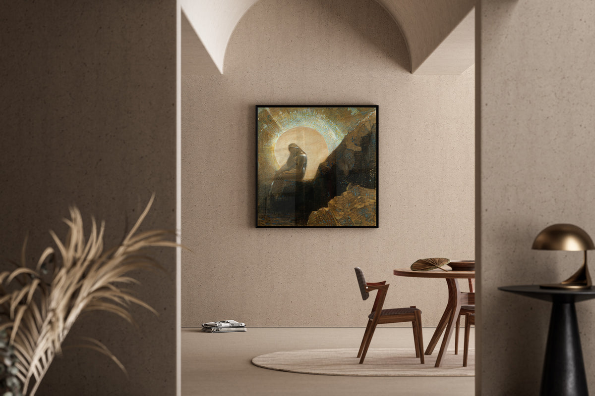 Odilon Redon — Melancholy | Symbolist Art Print