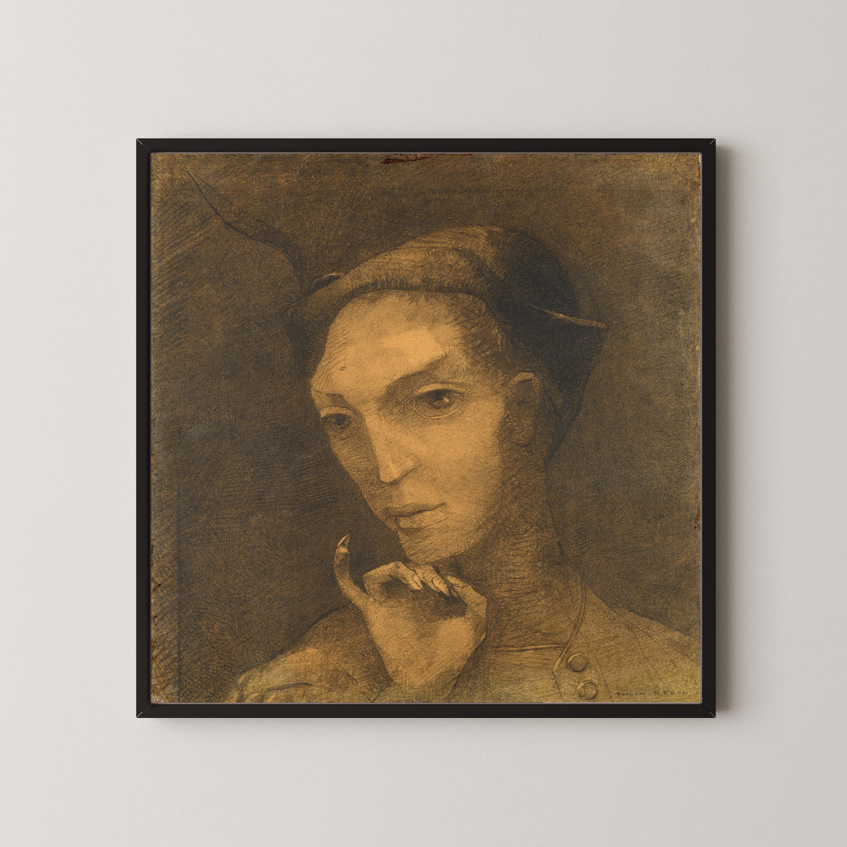 Odilon Redon — Mephistopheles | Symbolist Art Print