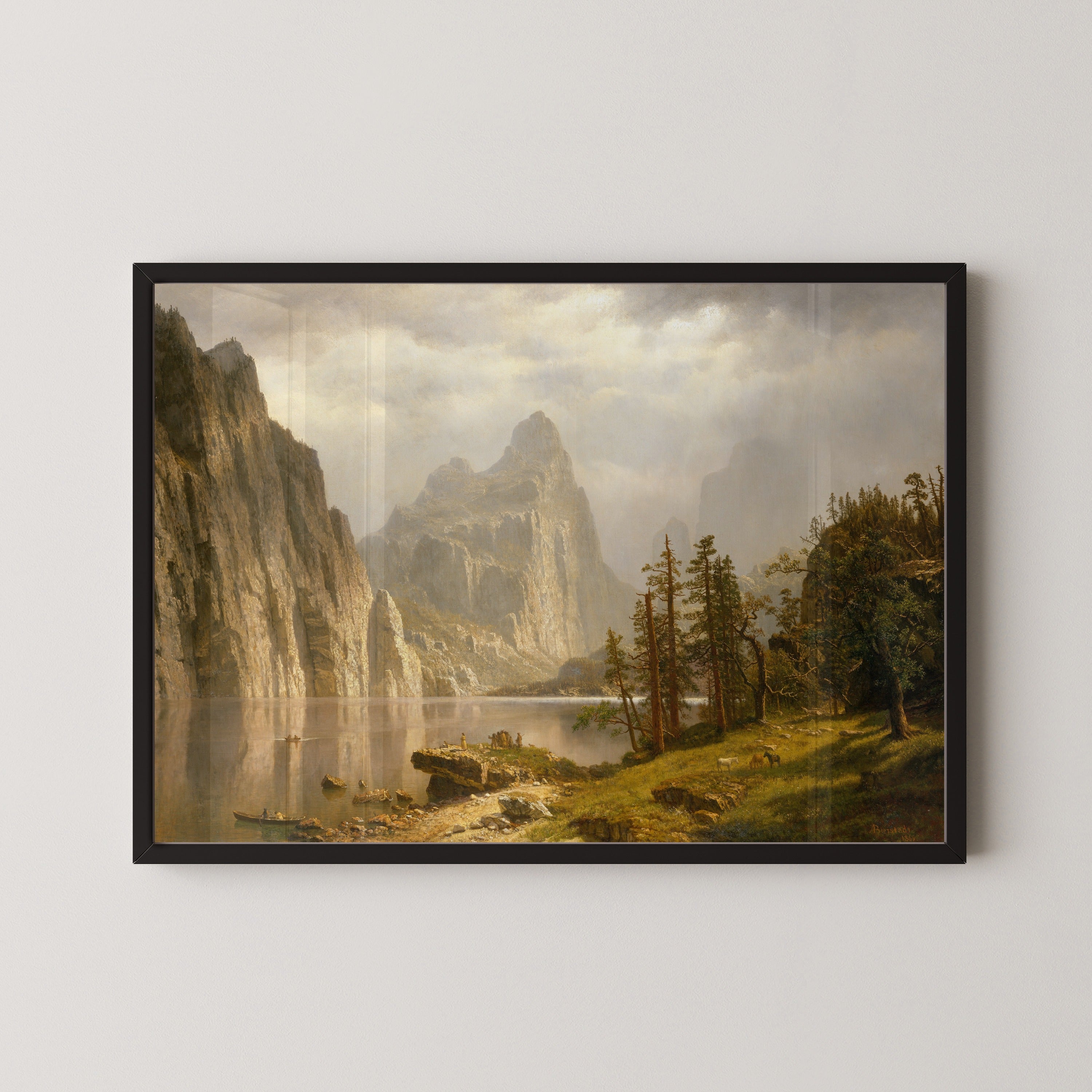 Albert Bierstadt — Merced River, Yosemite Valley | Landscape Fine Art Print