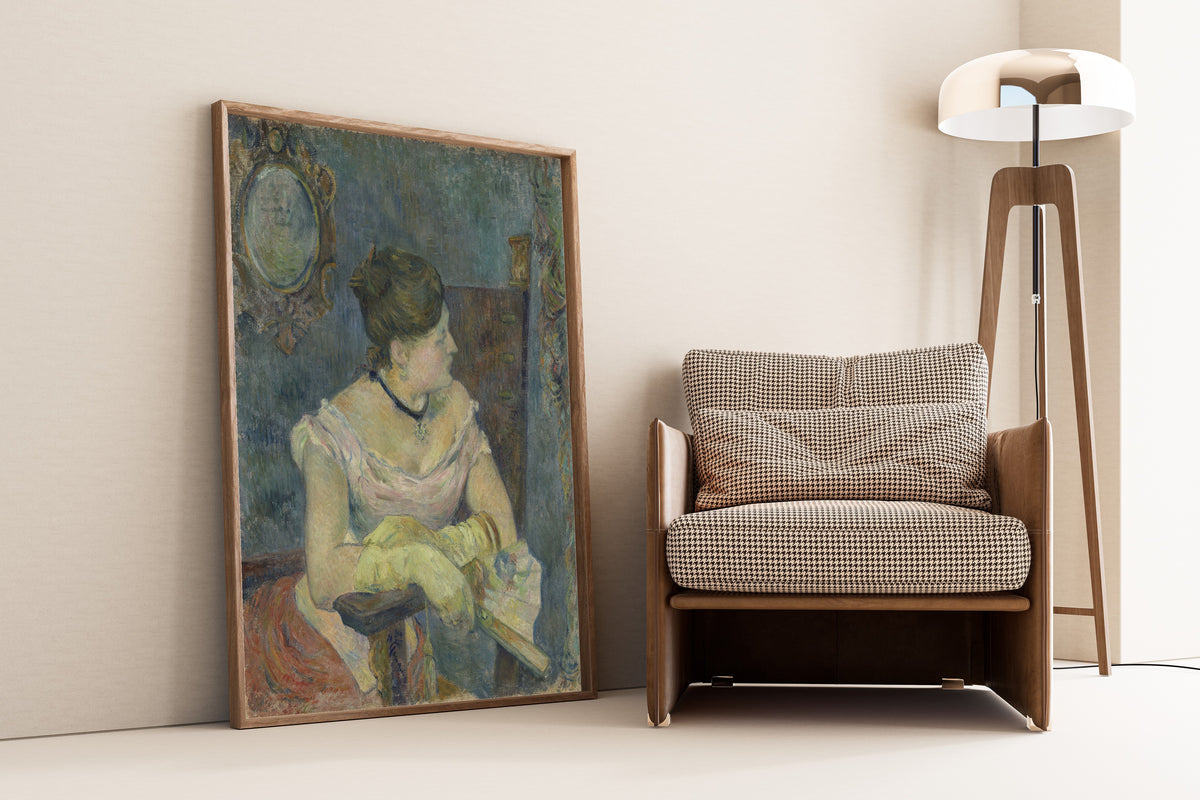 Paul Gauguin — Mette Gauguin in Evening Dress | Fine Art Print