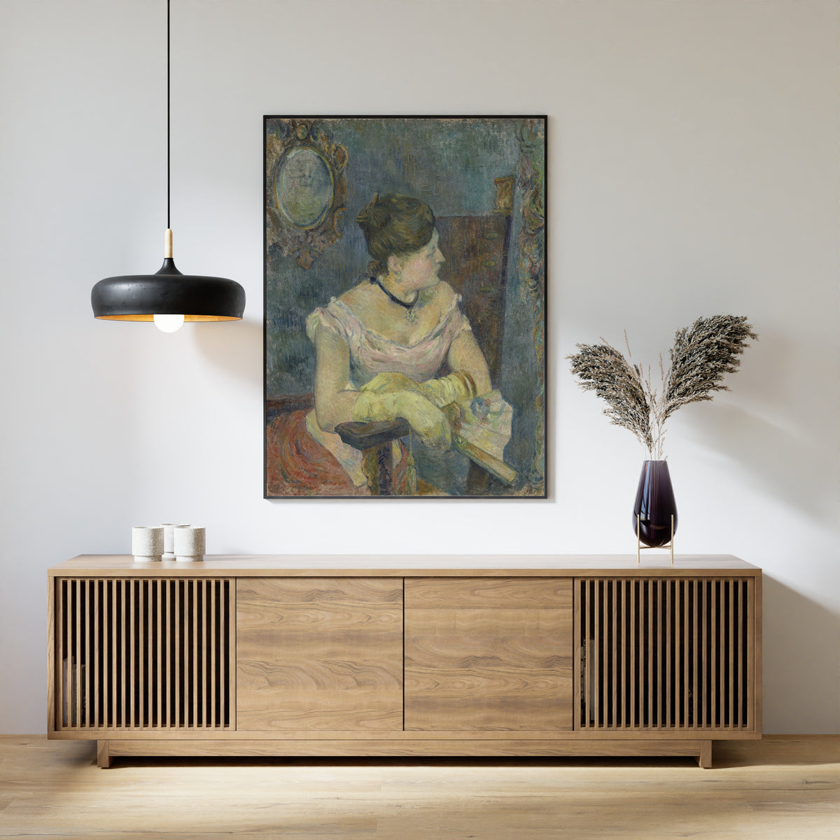 Paul Gauguin — Mette Gauguin in Evening Dress | Fine Art Print