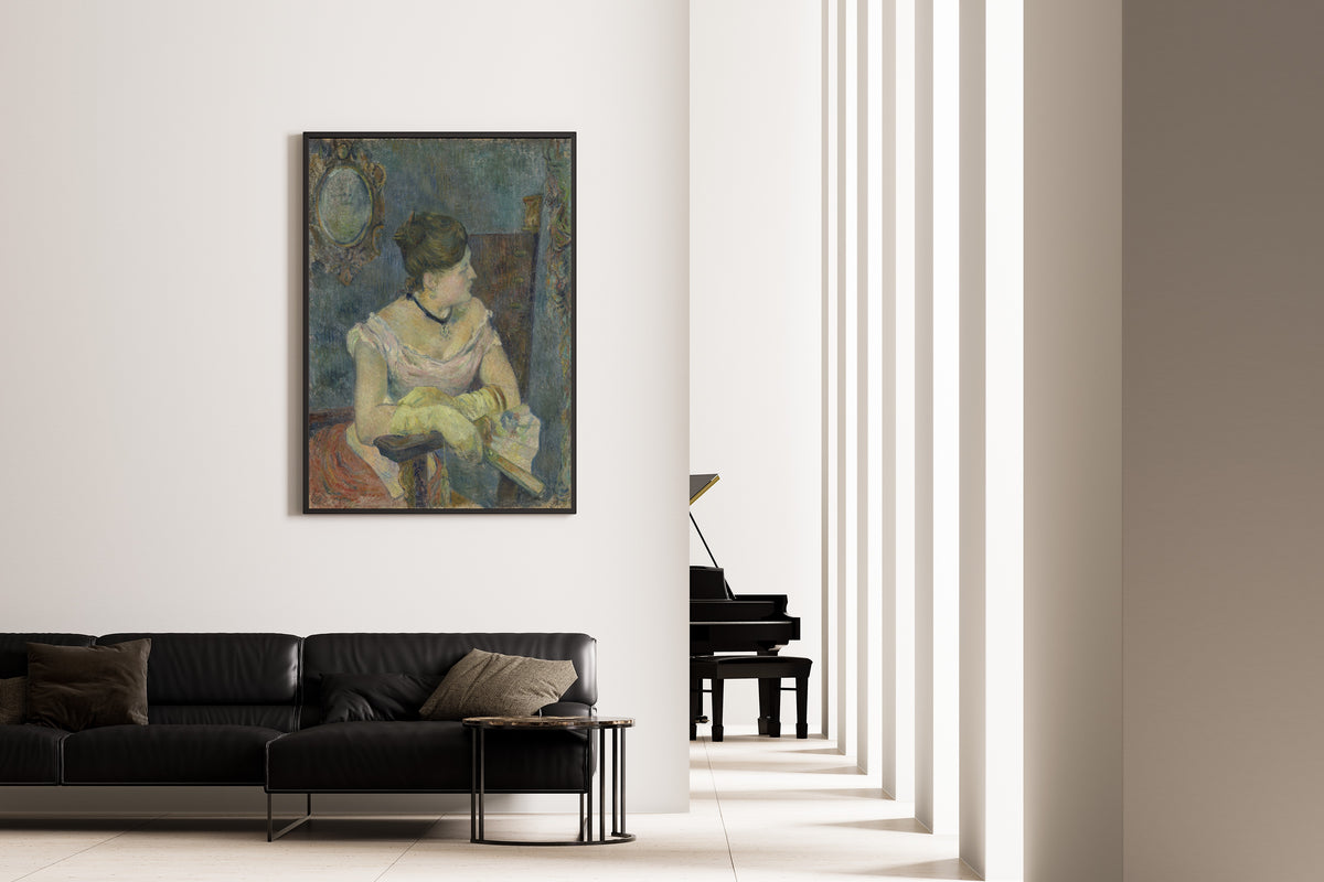 Paul Gauguin — Mette Gauguin in Evening Dress | Fine Art Print