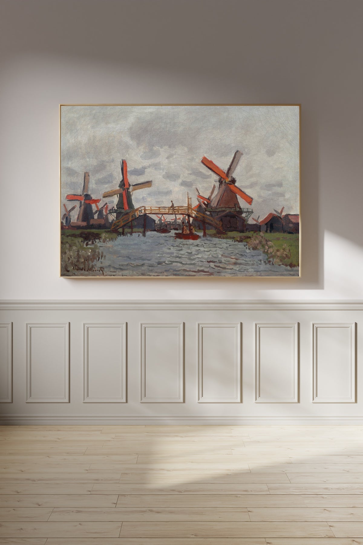 Claude Monet — Mills at Westzijderveld near Zaandam | Fine Art Print