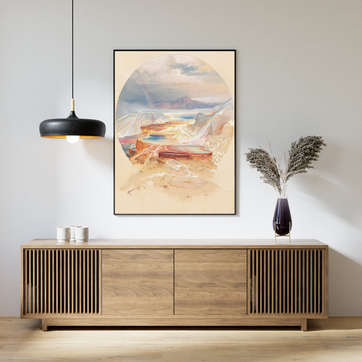 Thomas Moran — Minerva Terrace, Yellowstone | Landscape Fine Art Print