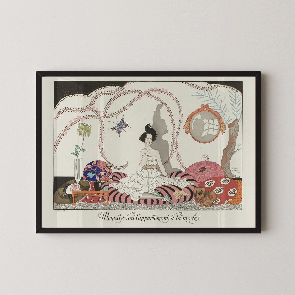 George Barbier — Minuit!… ou l'appartement à la mode | Art Deco Fashion Print