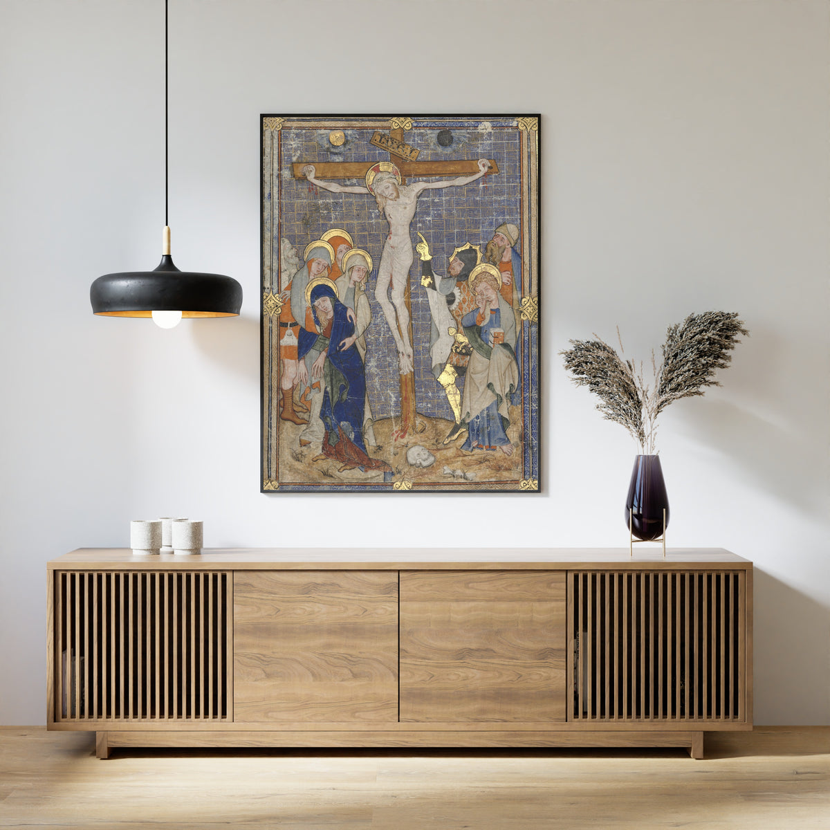 Missal: The Crucifixion | Illuminated Manuscript Print