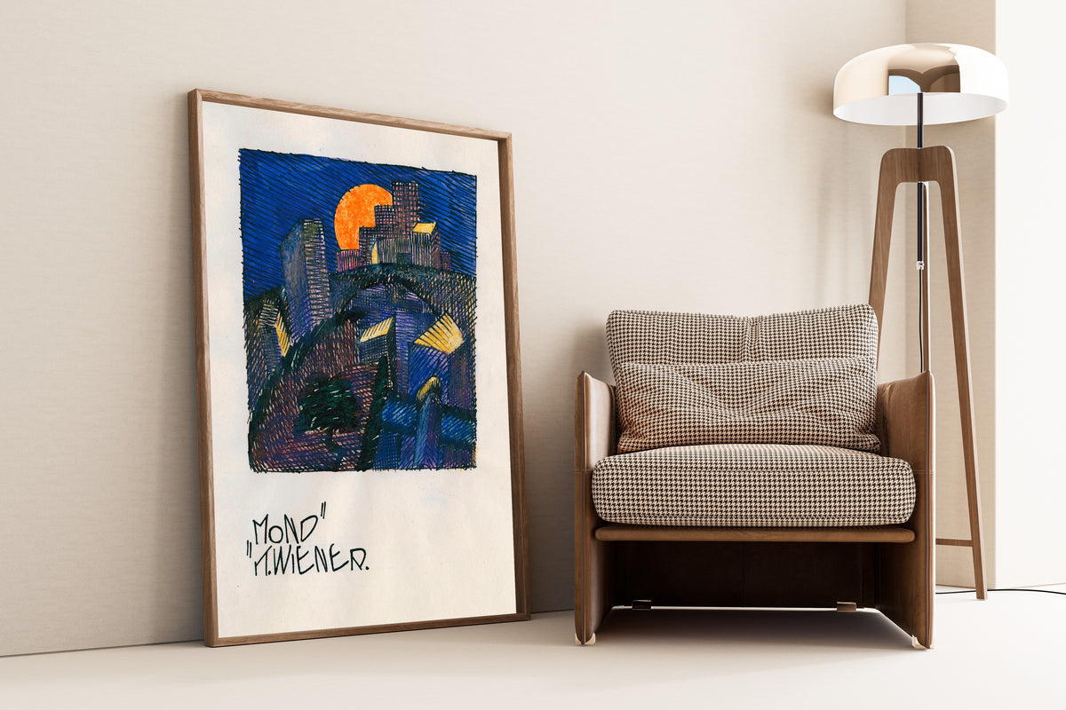 Karl Wiener — Mond (Moon) | Expressionist Art Print