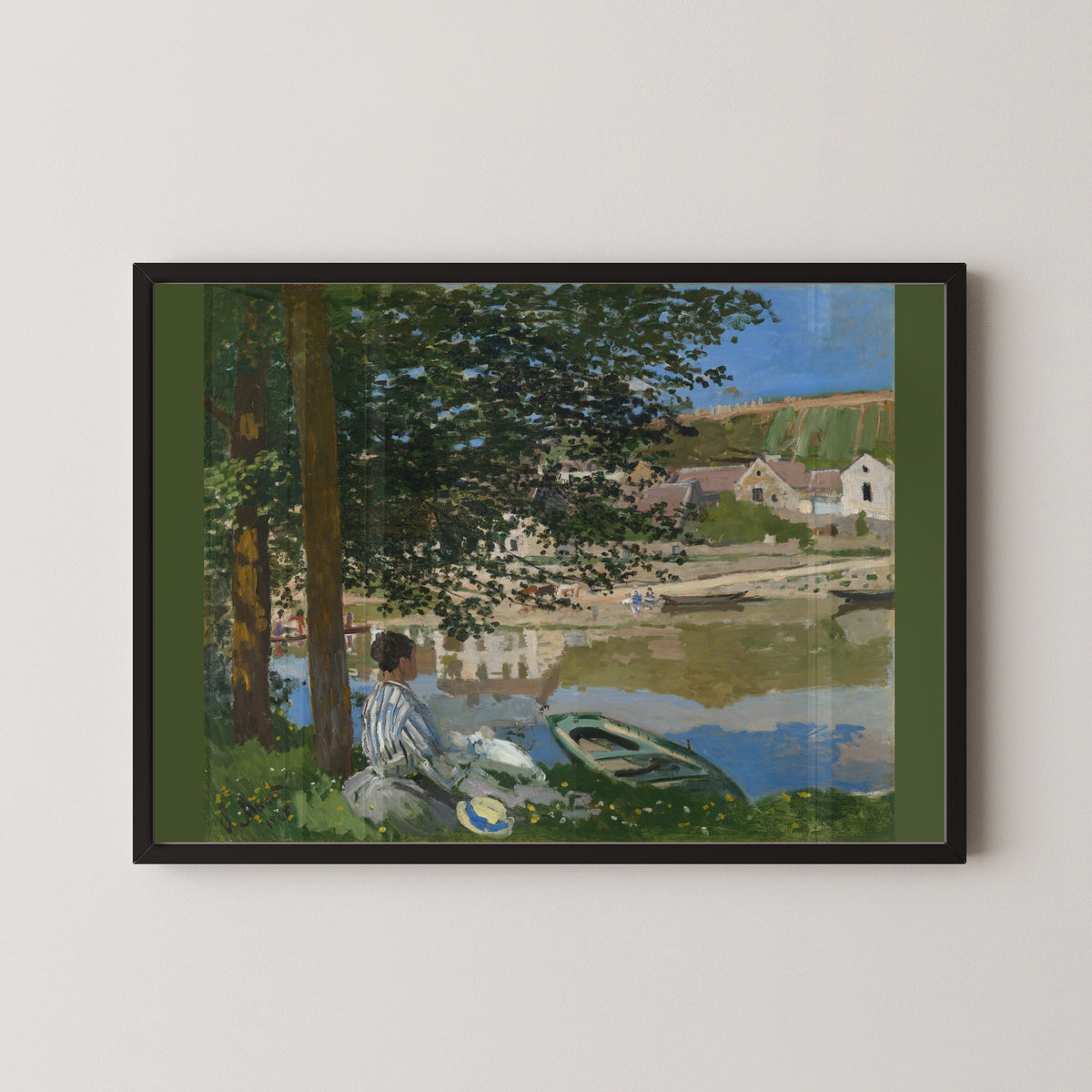 Claude Monet — On the Bank of the Seine, Bennecourt | Fine Art Print