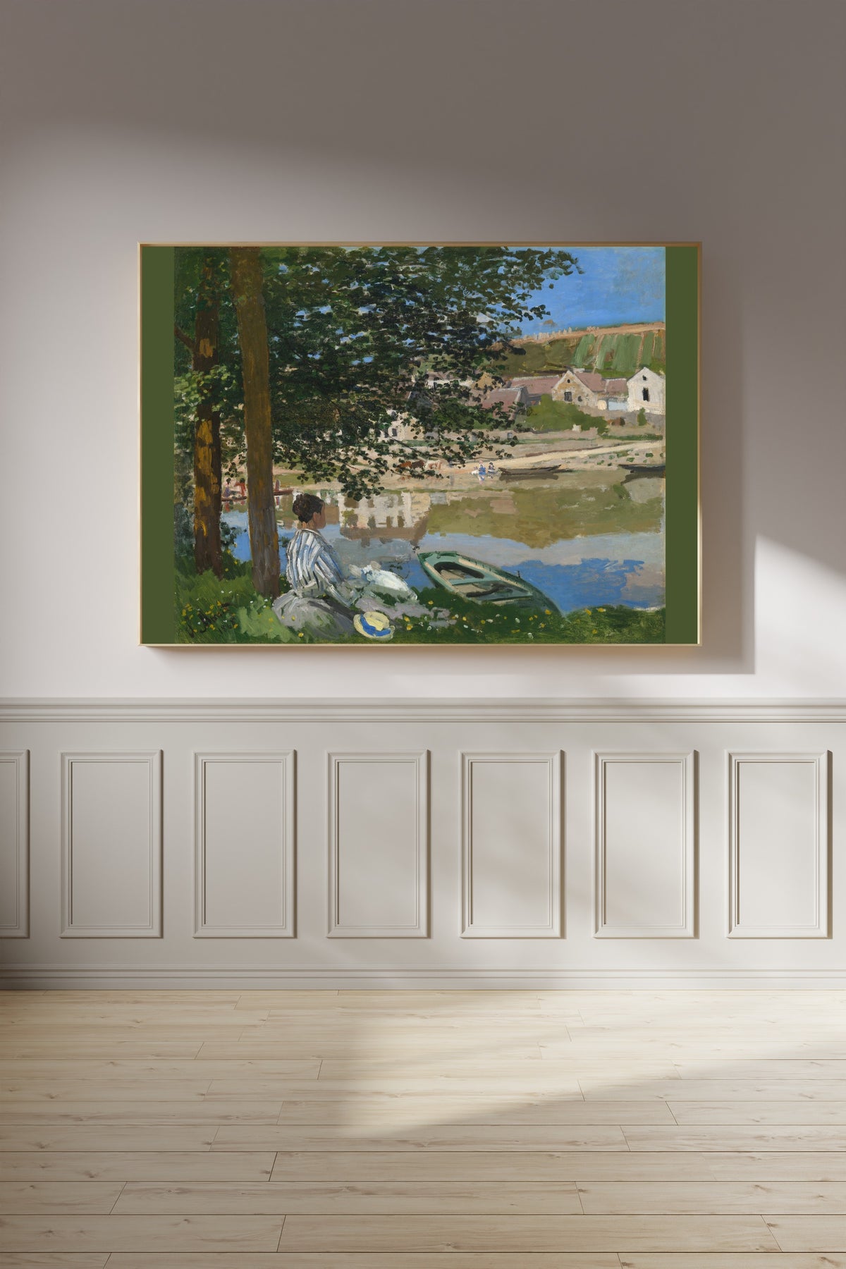 Claude Monet — On the Bank of the Seine, Bennecourt | Fine Art Print