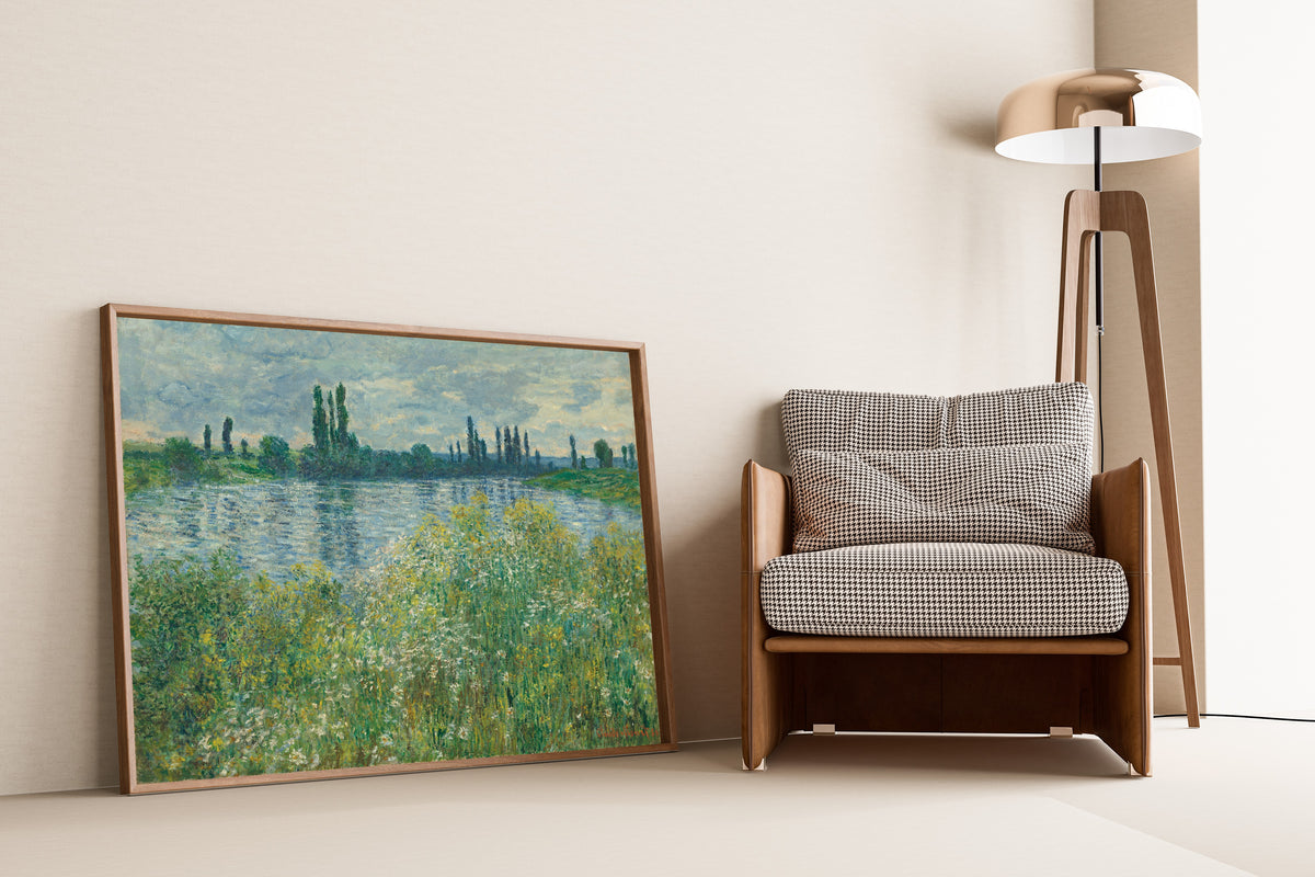 Claude Monet — Banks of the Seine, Vetheuil | Fine Art Print