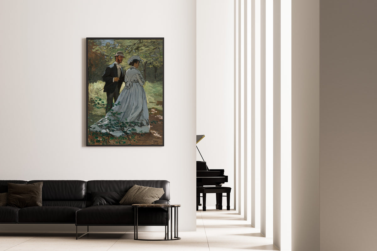 Claude Monet — Bazille and Camille (study for Dejeuner sur l'herbe) | Fine Art Print