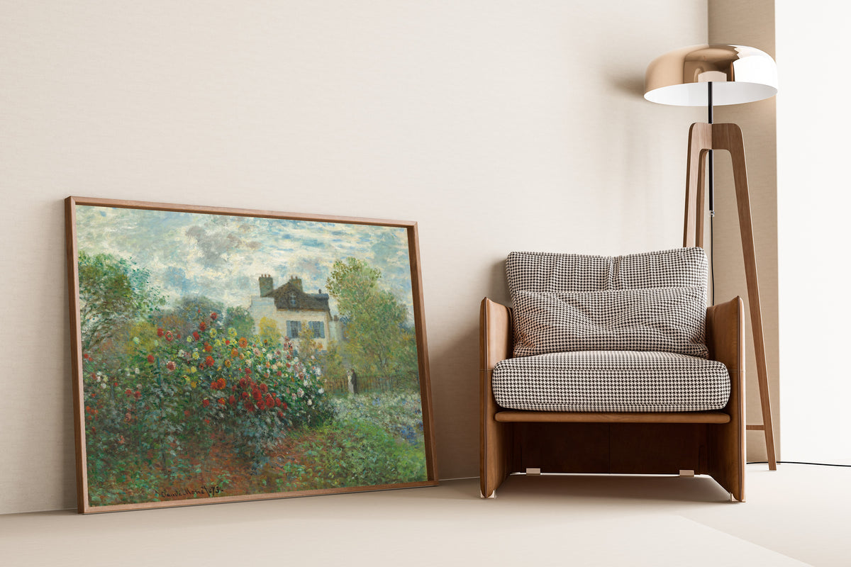 Claude Monet — The Artist's Garden in Argenteuil (Dahlias) | Fine Art Print