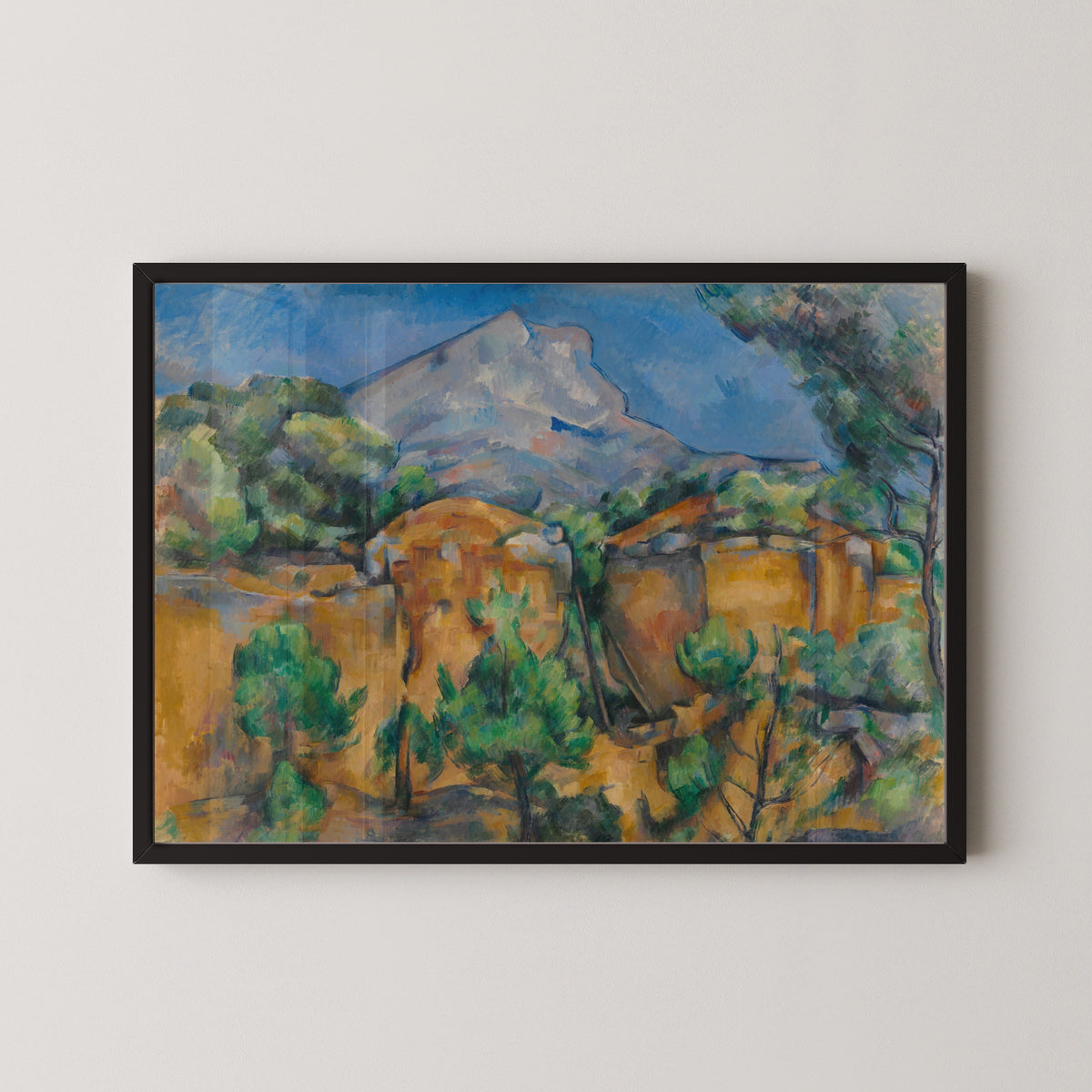 Paul Cezanne — Mont Sainte-Victoire Seen from the Bibémus Quarry | Fine Art Print