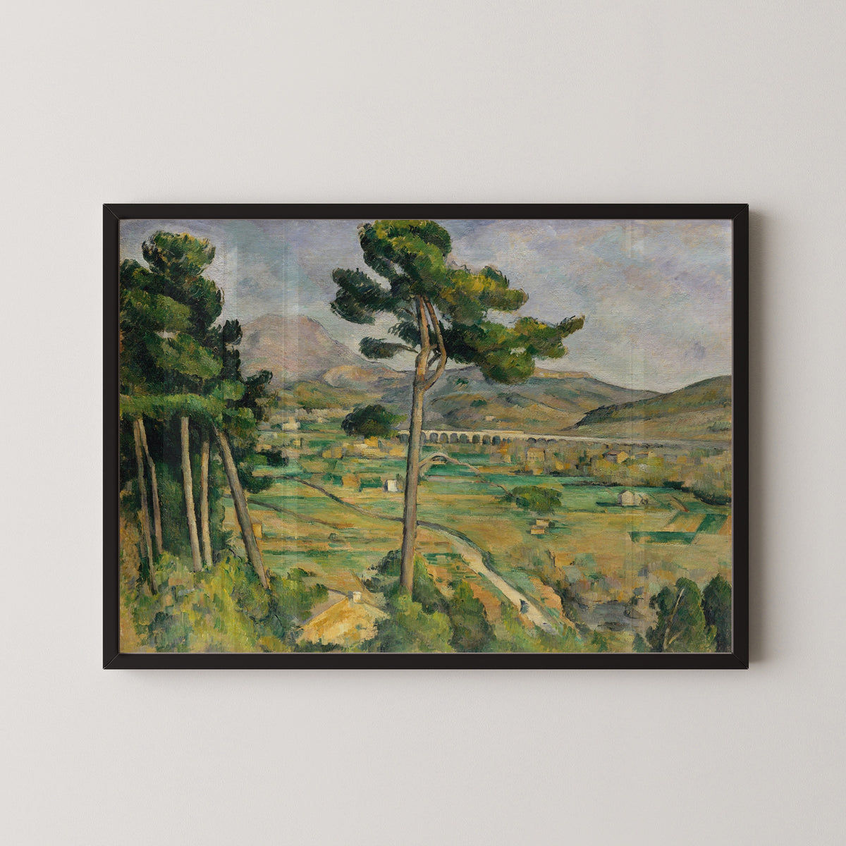 Paul Cezanne — Mont Sainte-Victoire and the Viaduct of the Arc River Valley | Fine Art Print