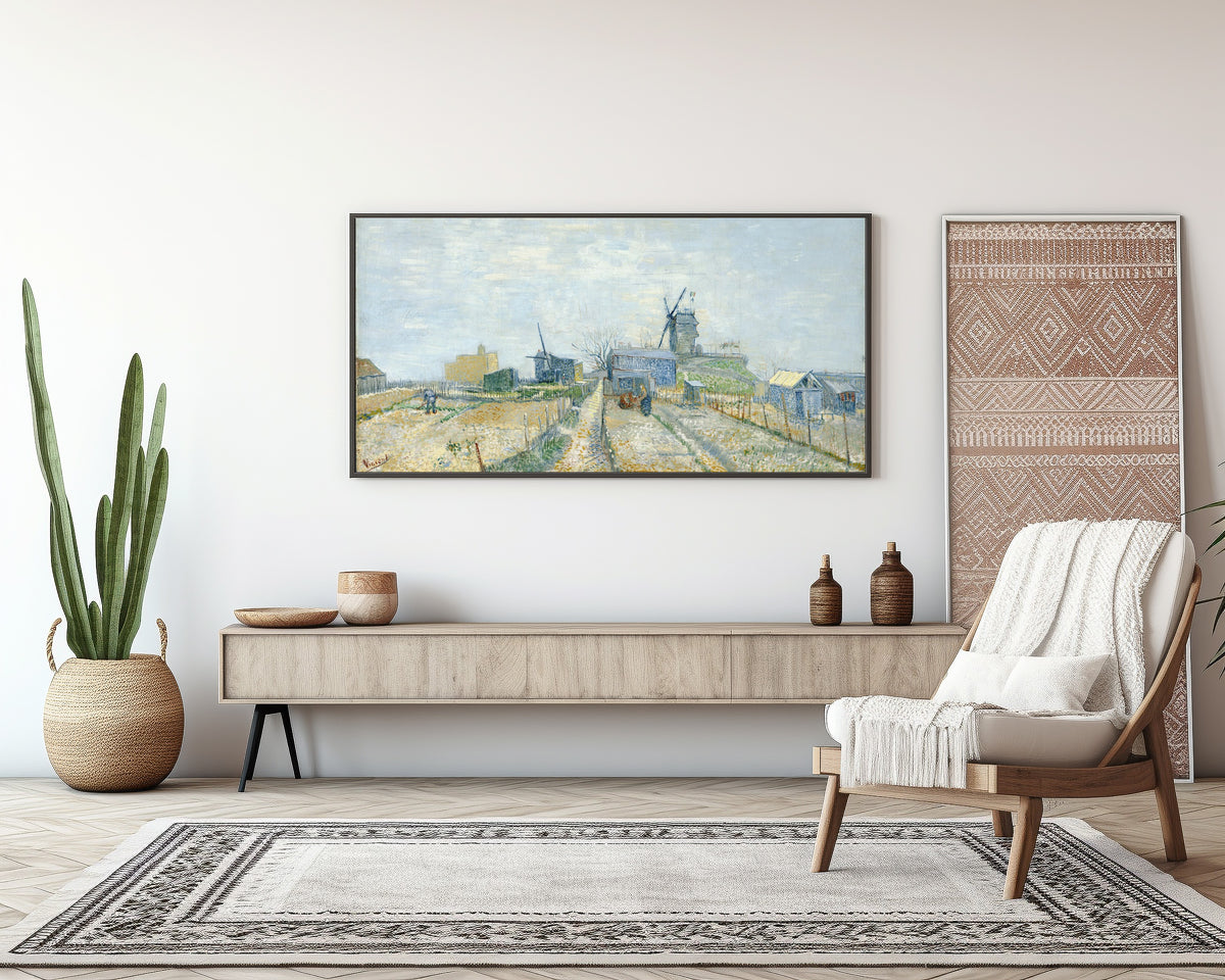 Vincent van Gogh — Montmartre: Mills and Vegetable Gardens | Fine Art Print