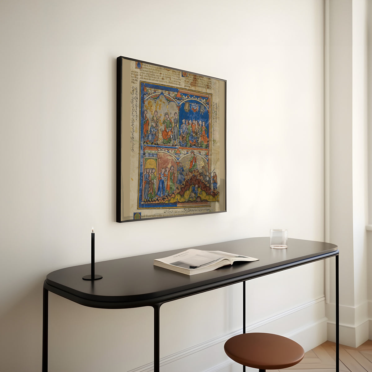 Morgan Picture Bible: Scenes from the Life of David | Illuminated Manuscript Print
