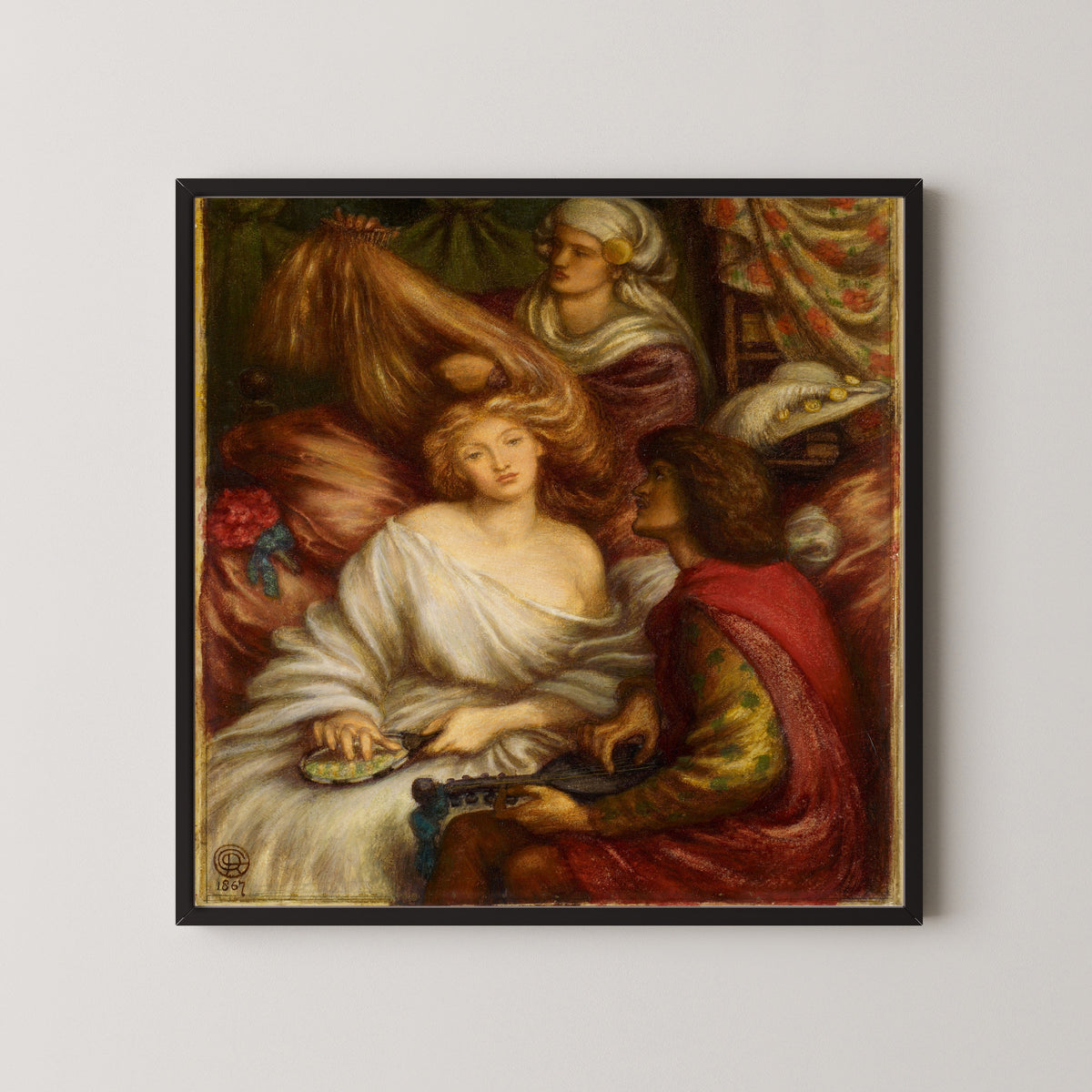 Dante Gabriel Rossetti — Morning Music | Pre-Raphaelite Art Print