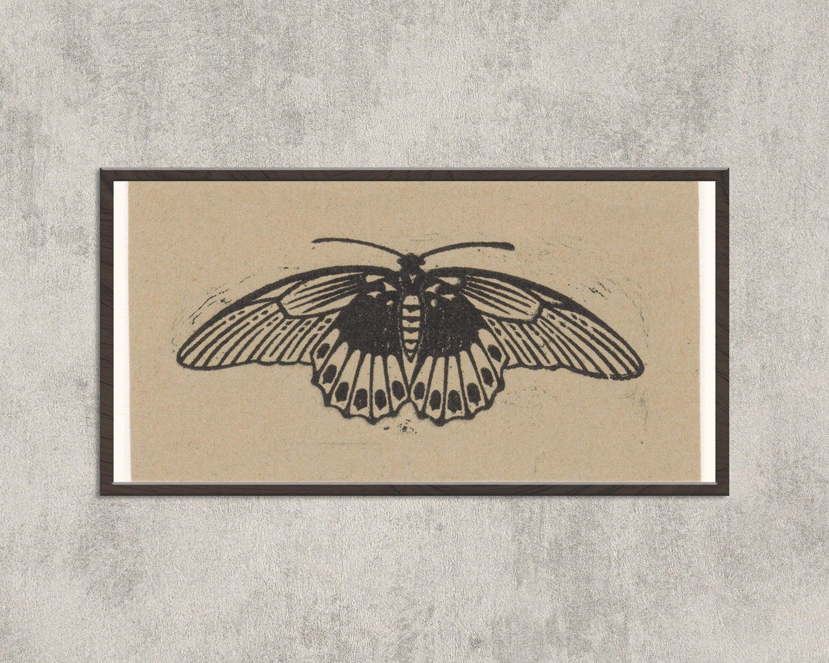 Julie de Graag — Moth | Woodcut Print