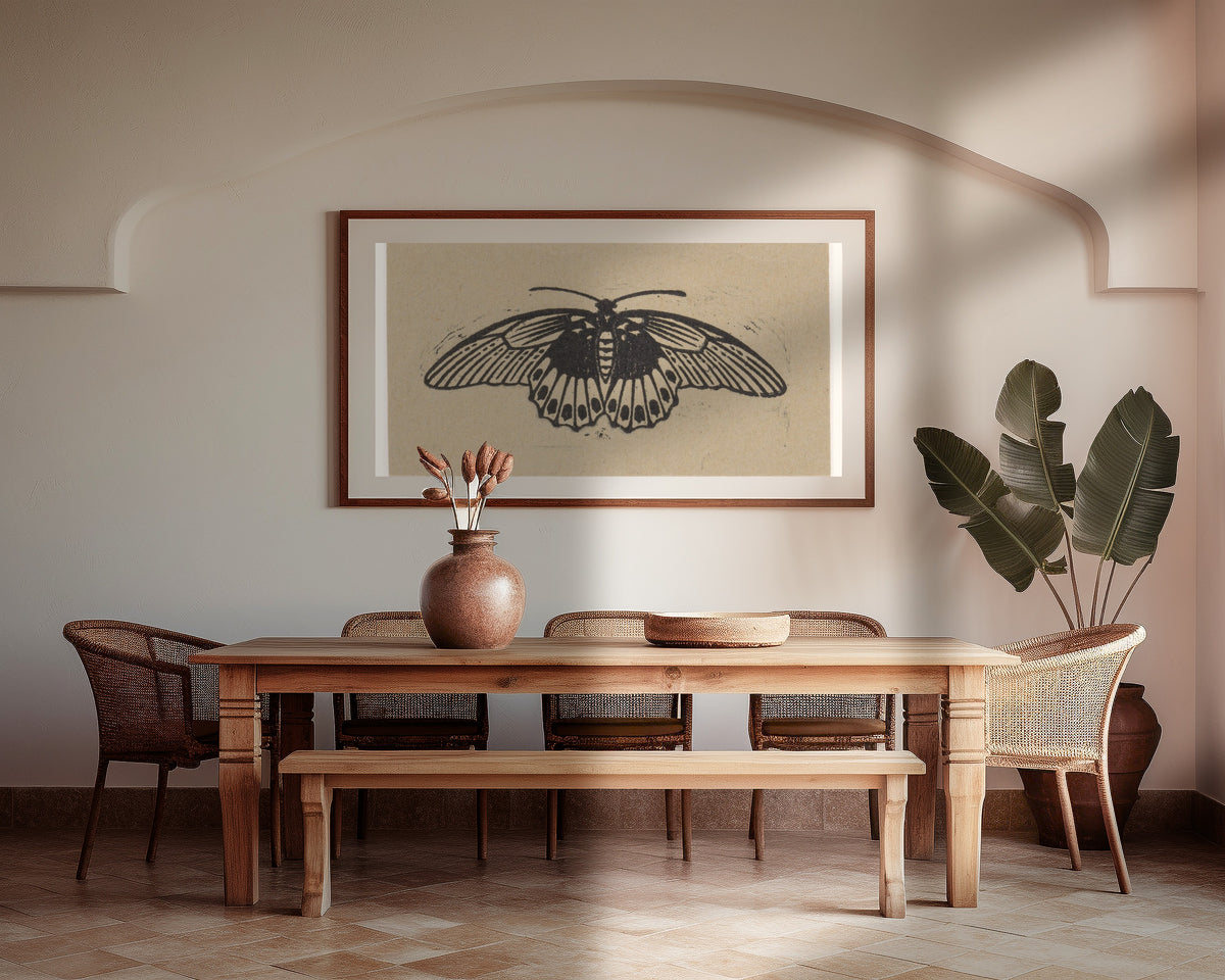 Julie de Graag — Moth | Woodcut Print