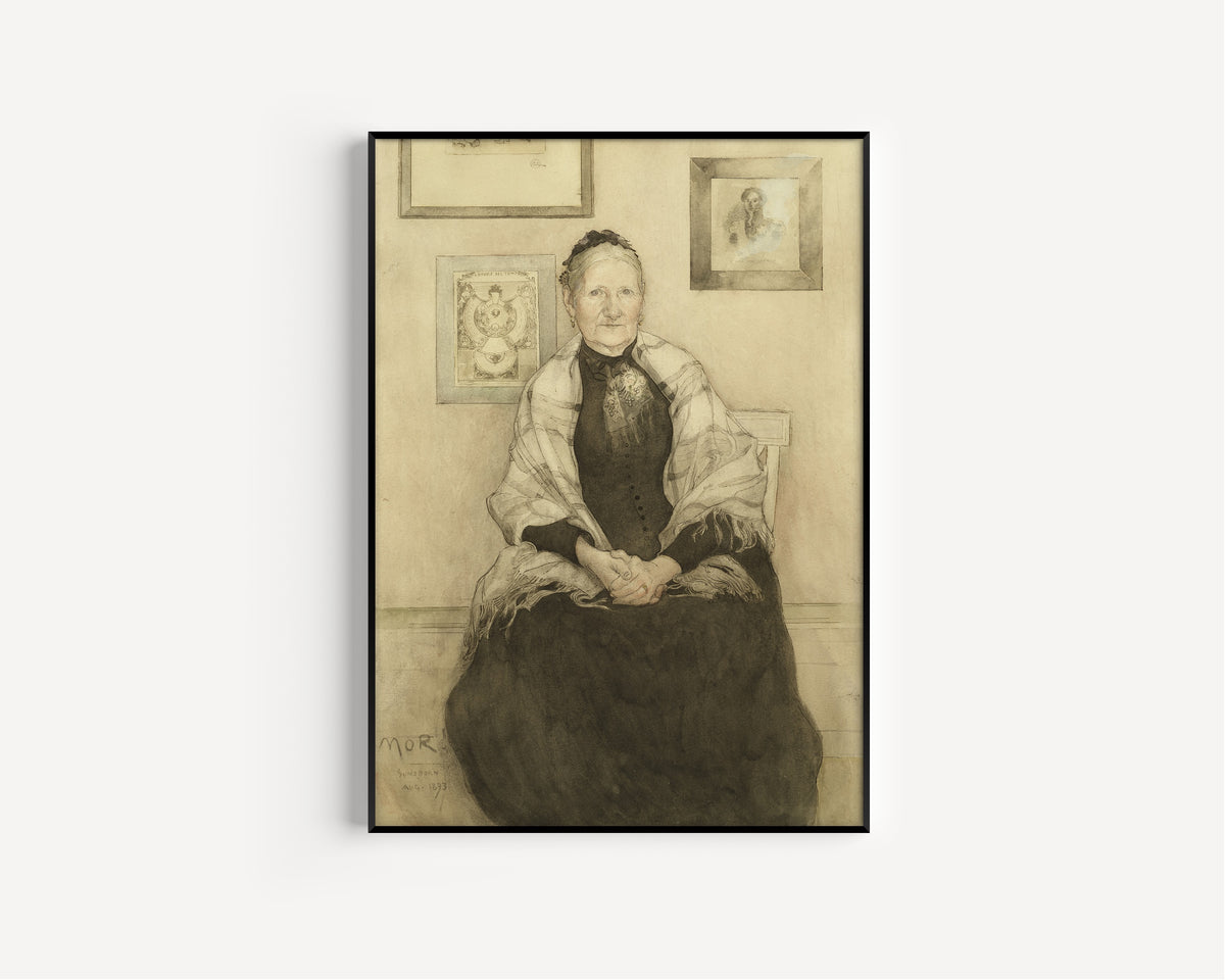 Carl Larsson — Mother | Swedish Watercolour Print