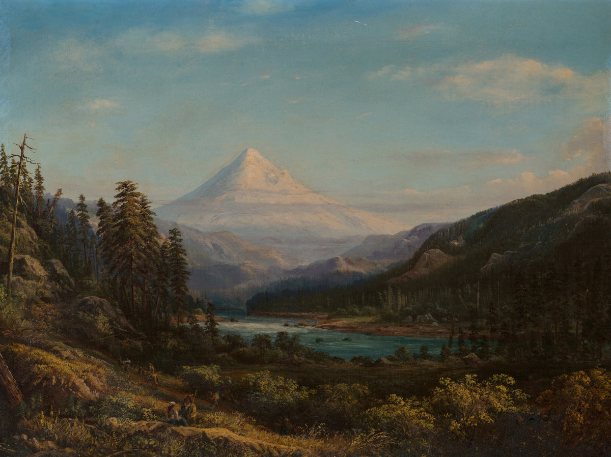 William Keith — Mount Hood from the Banks of Little Sandy River | Landscape Fine Art Print