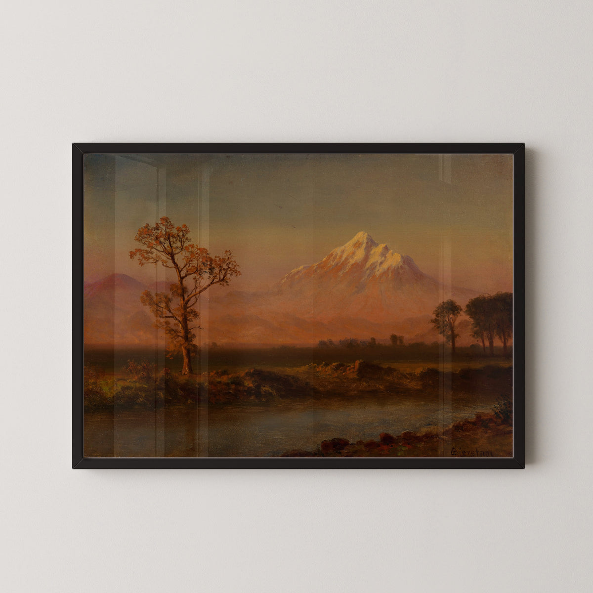 Albert Bierstadt — Mount Hood | Landscape Fine Art Print