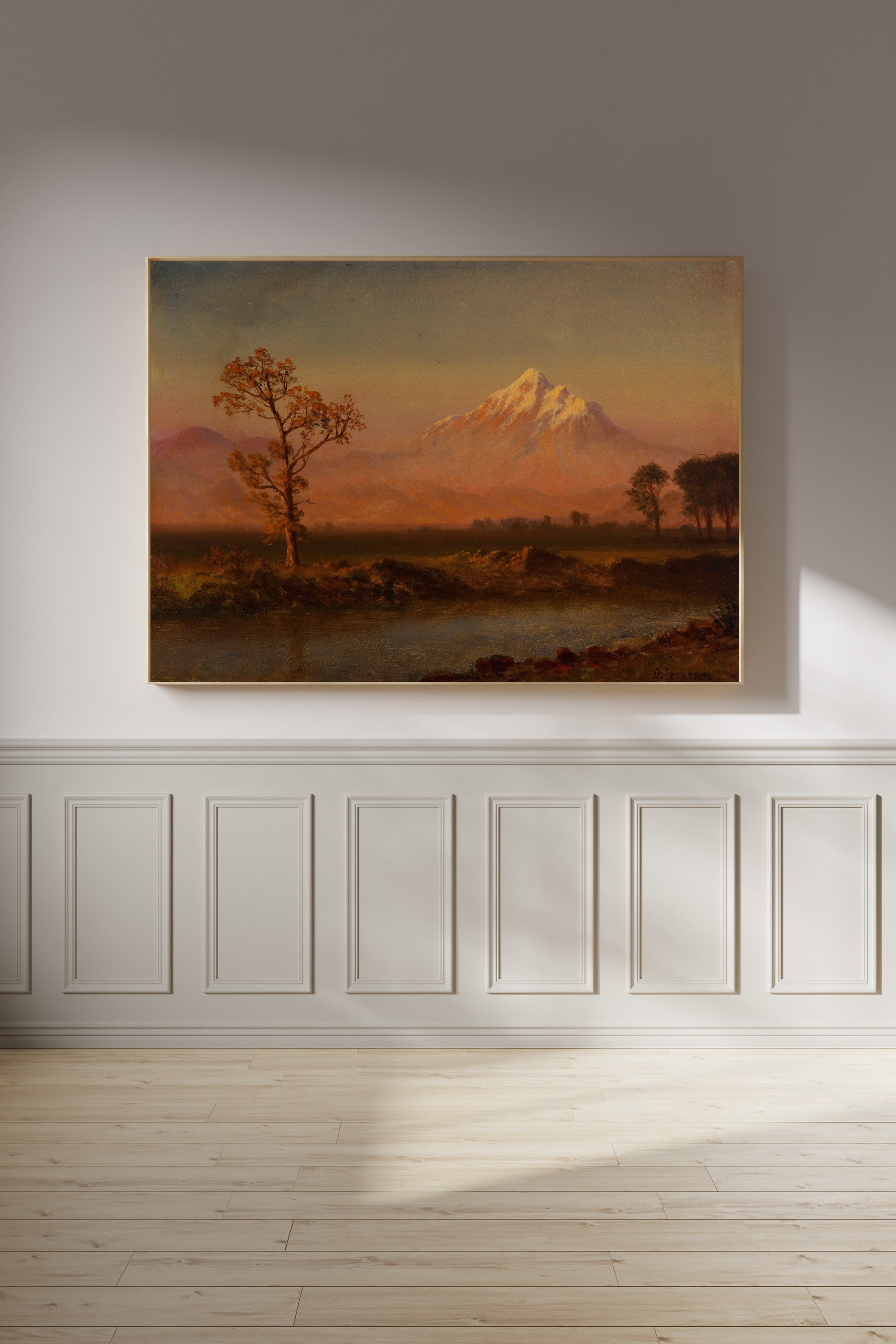 Albert Bierstadt — Mount Hood | Landscape Fine Art Print