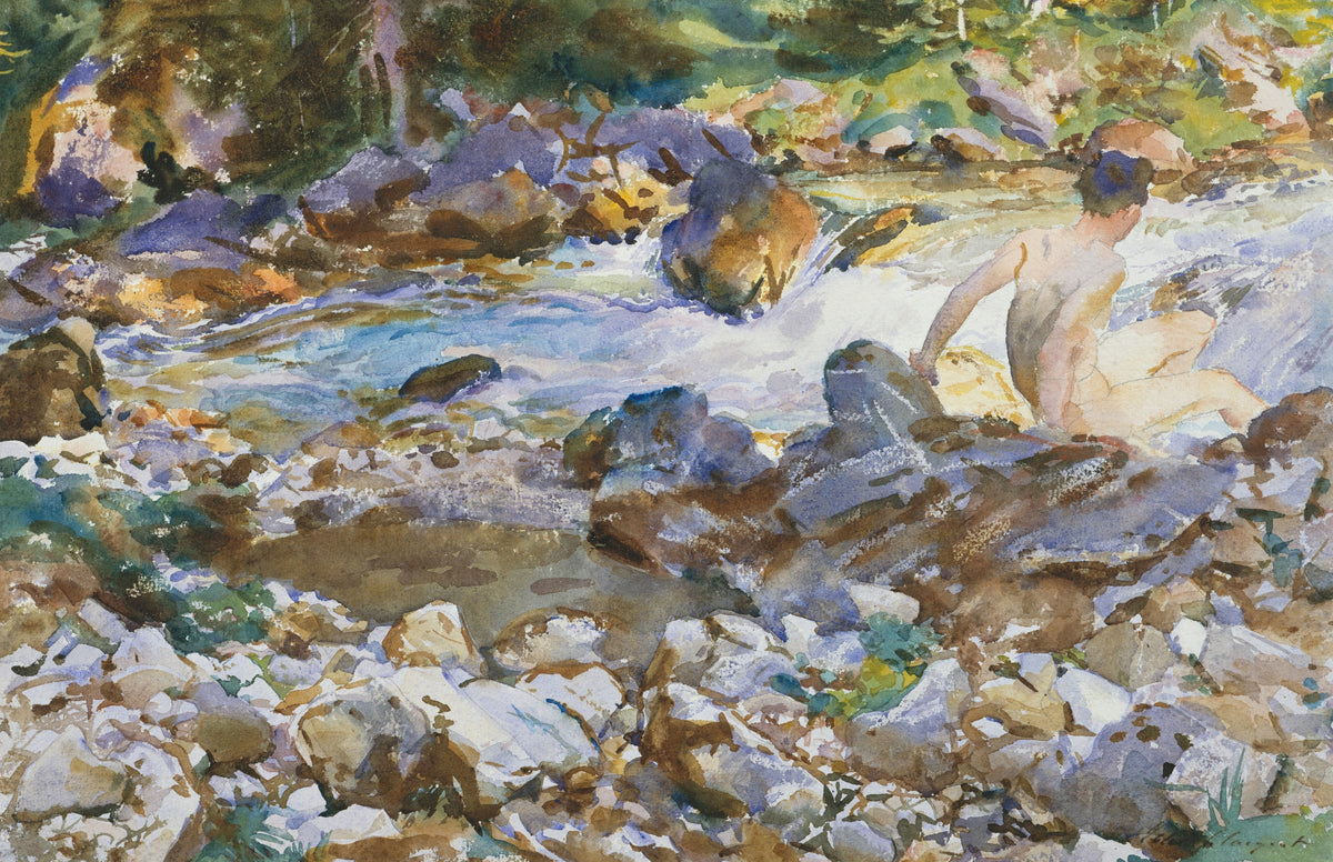 John Singer Sargent — Mountain Stream | Fine Art Print