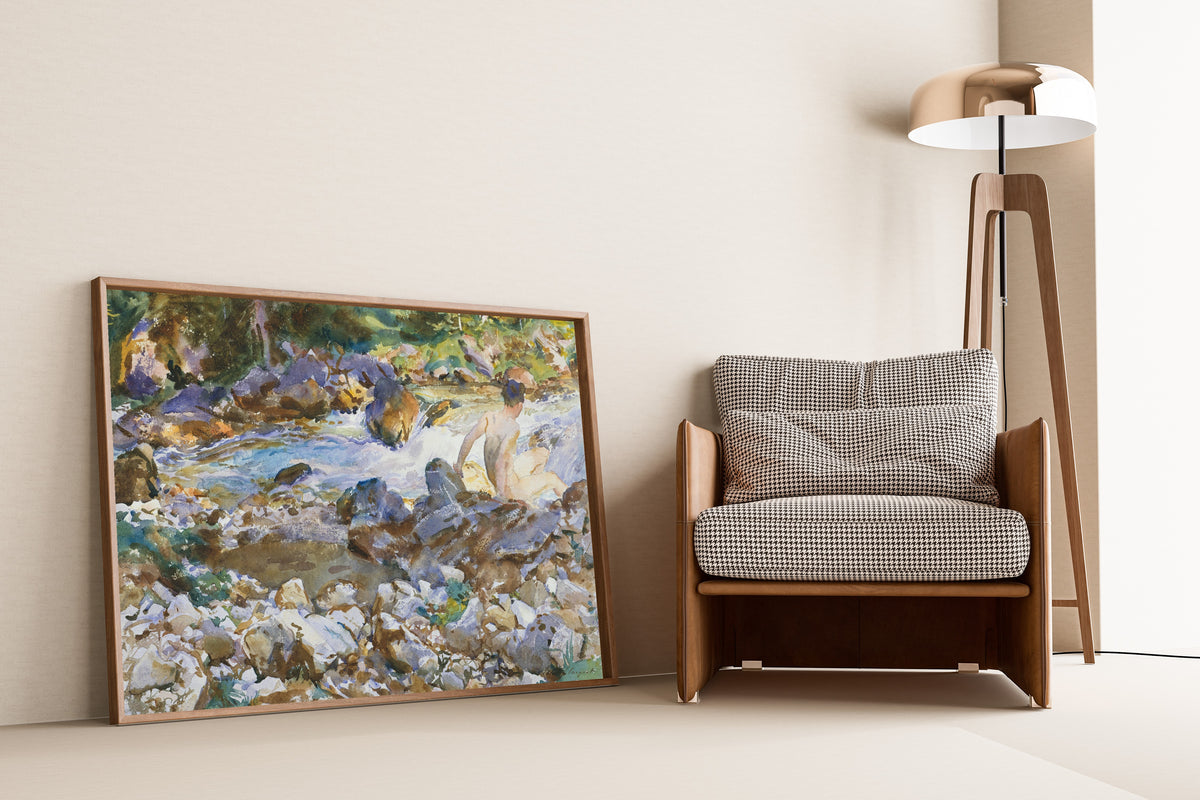 John Singer Sargent — Mountain Stream | Fine Art Print