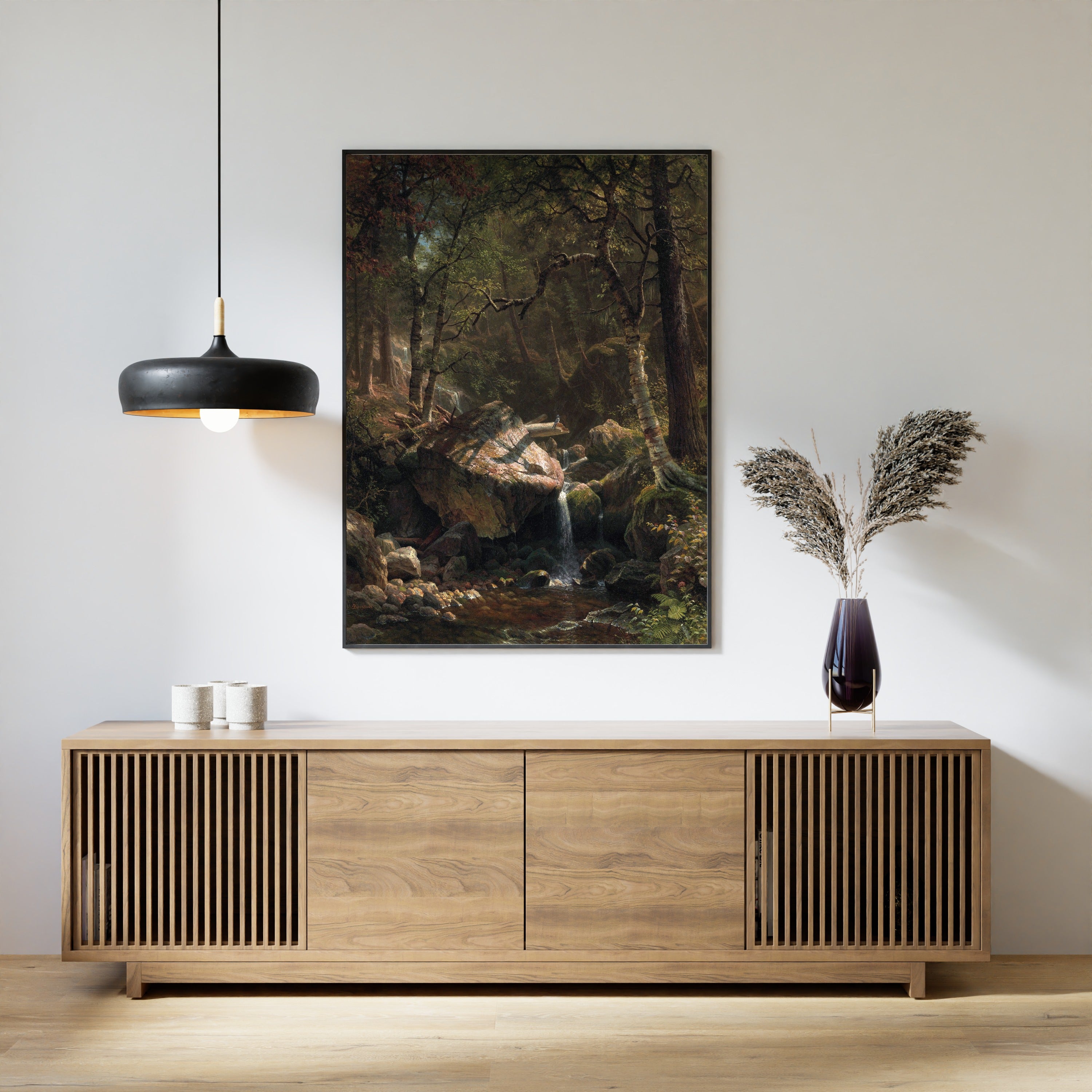Albert Bierstadt — Mountain Brook | Landscape Fine Art Print