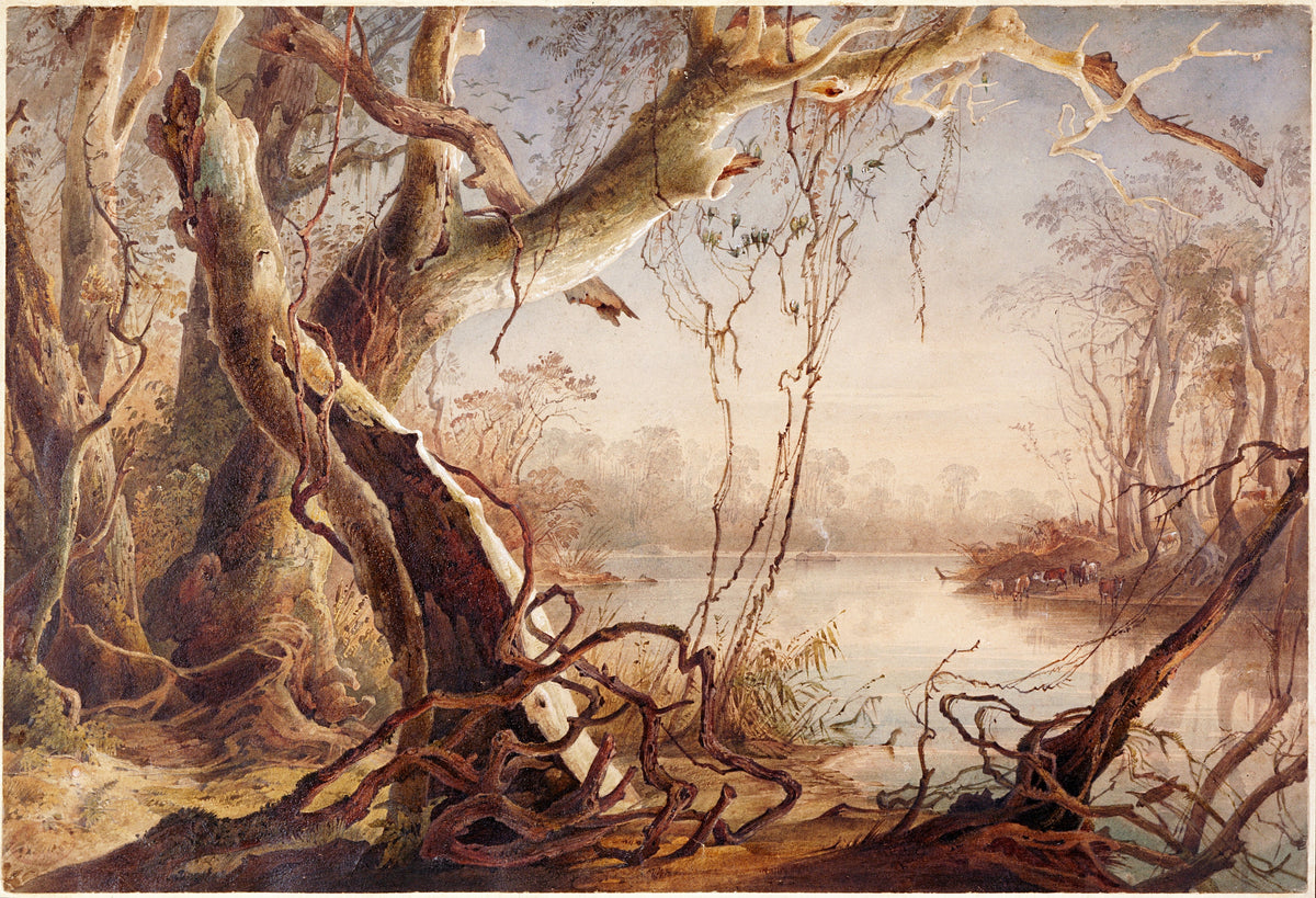 Karl Bodmer — Mouth of the Fox River, Indiana | Landscape Fine Art Print
