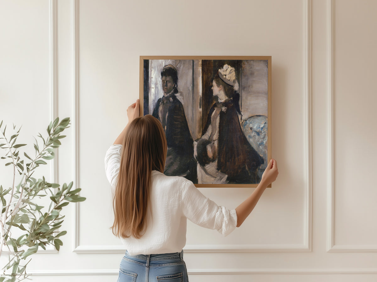 Edgar Degas — Mrs Jeantaud in the Mirror | Fine Art Print