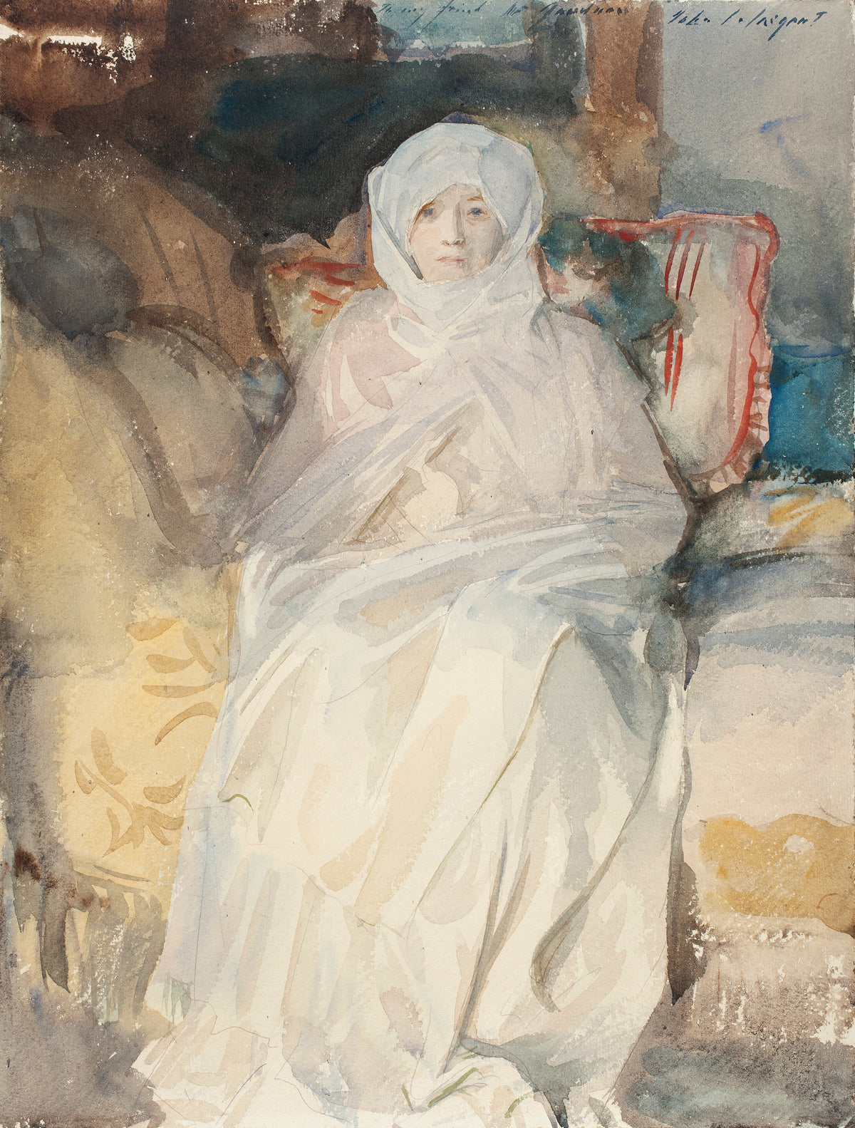 John Singer Sargent — Mrs. Gardner in White | Fine Art Print