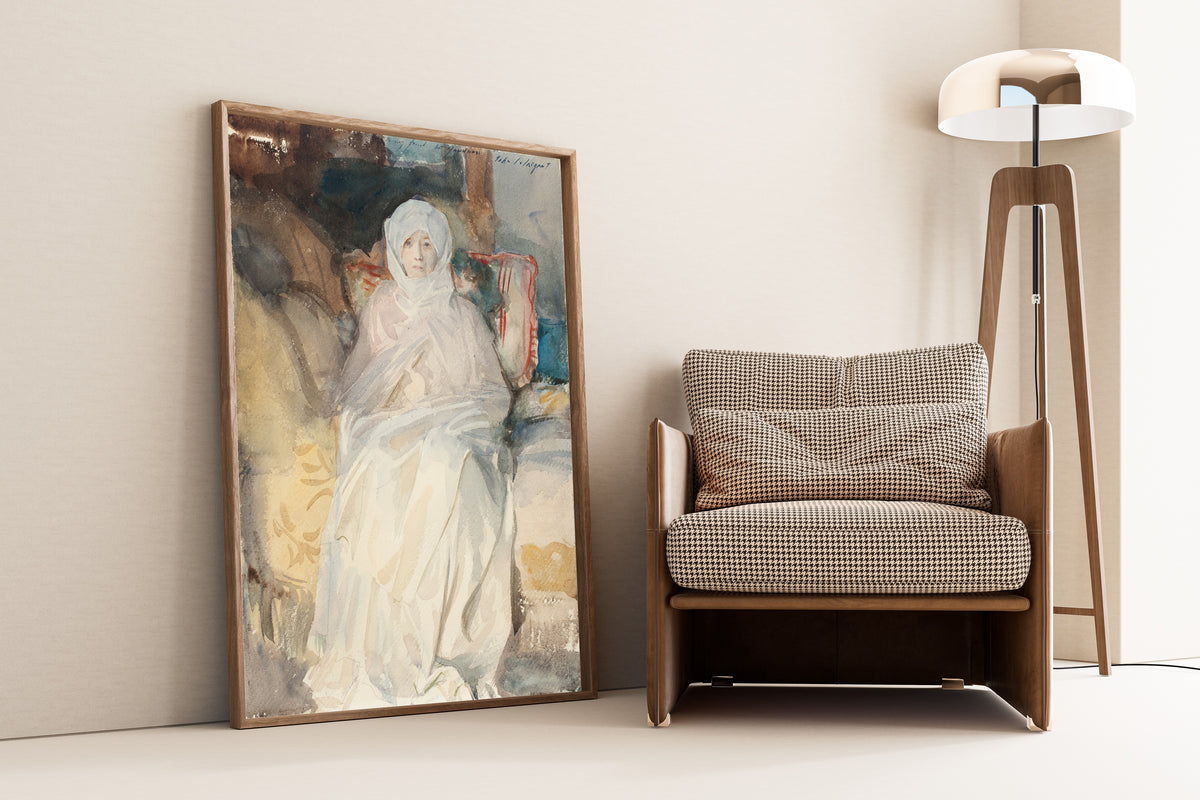 John Singer Sargent — Mrs. Gardner in White | Fine Art Print