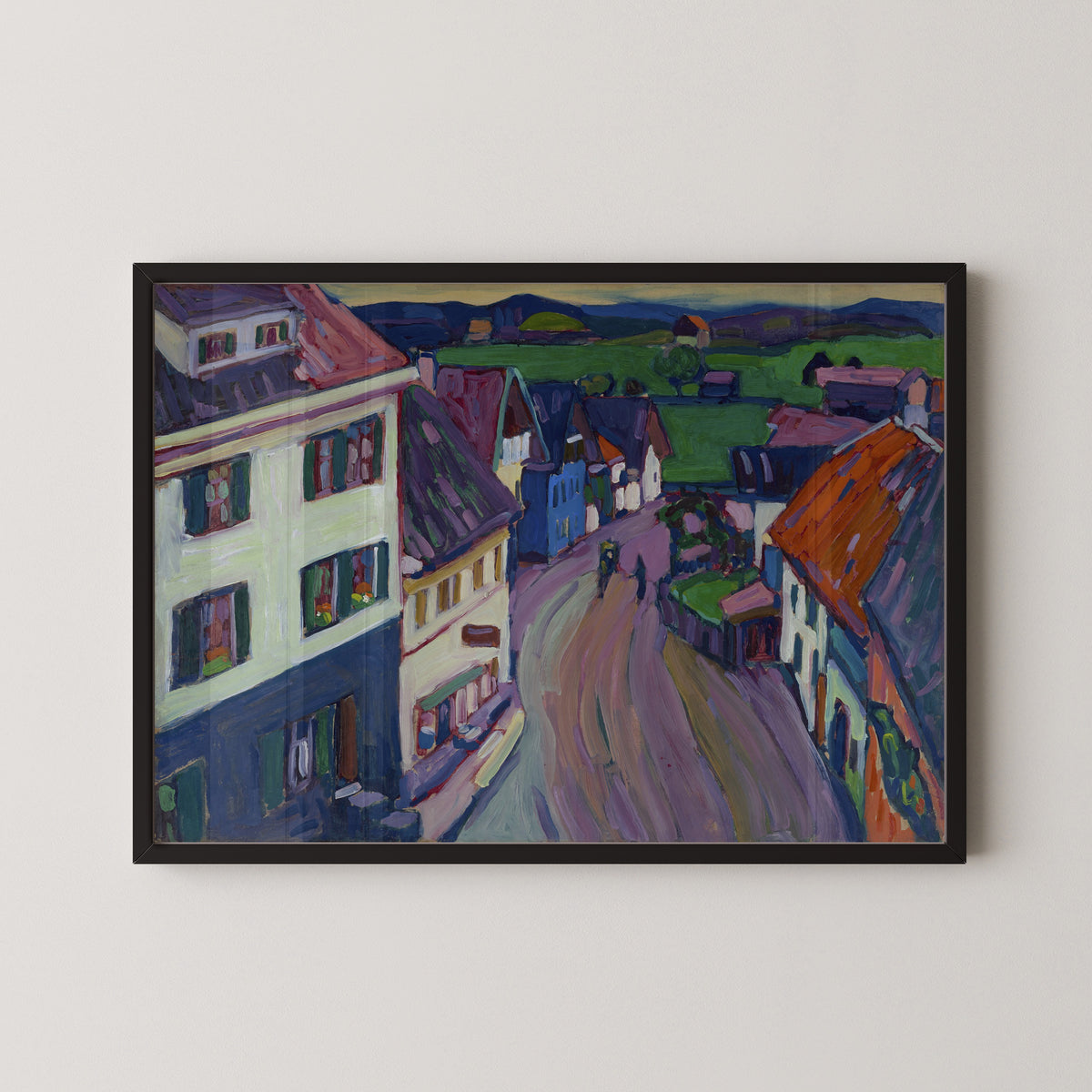 Wassily Kandinsky — Murnau - View from the Window of the Griesbraeu | Expressionist Fine Art Print