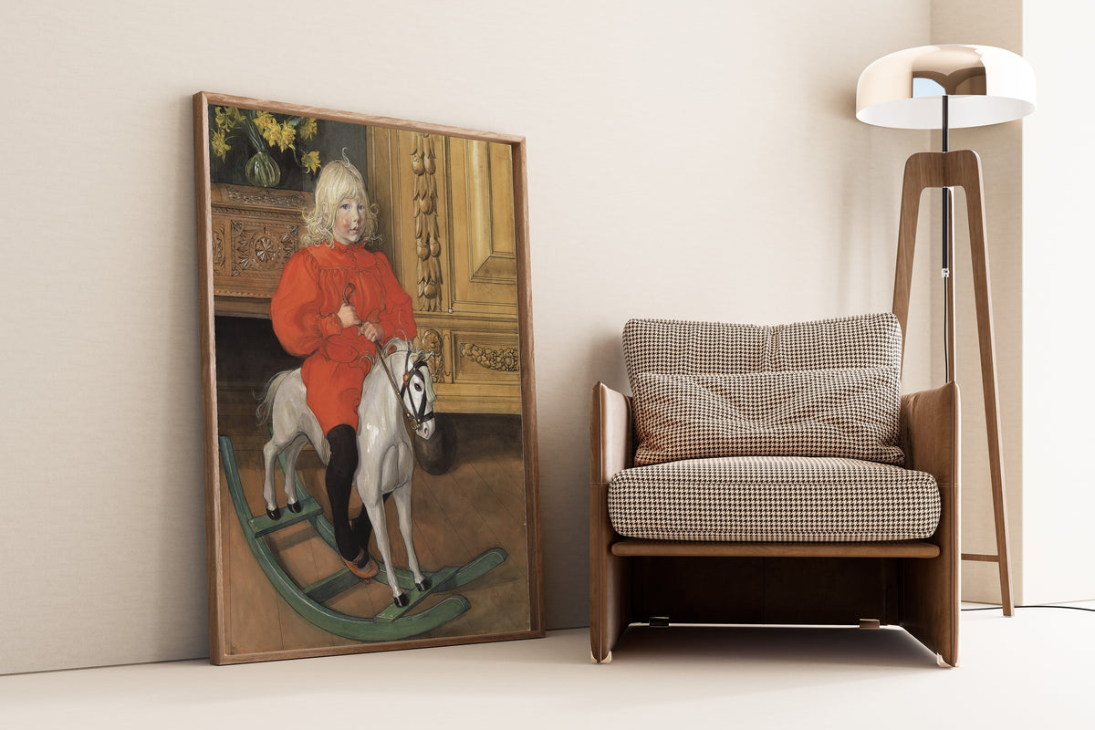 Carl Larsson — Murre: Portrait of Casimir Laurin | Swedish Watercolour Print