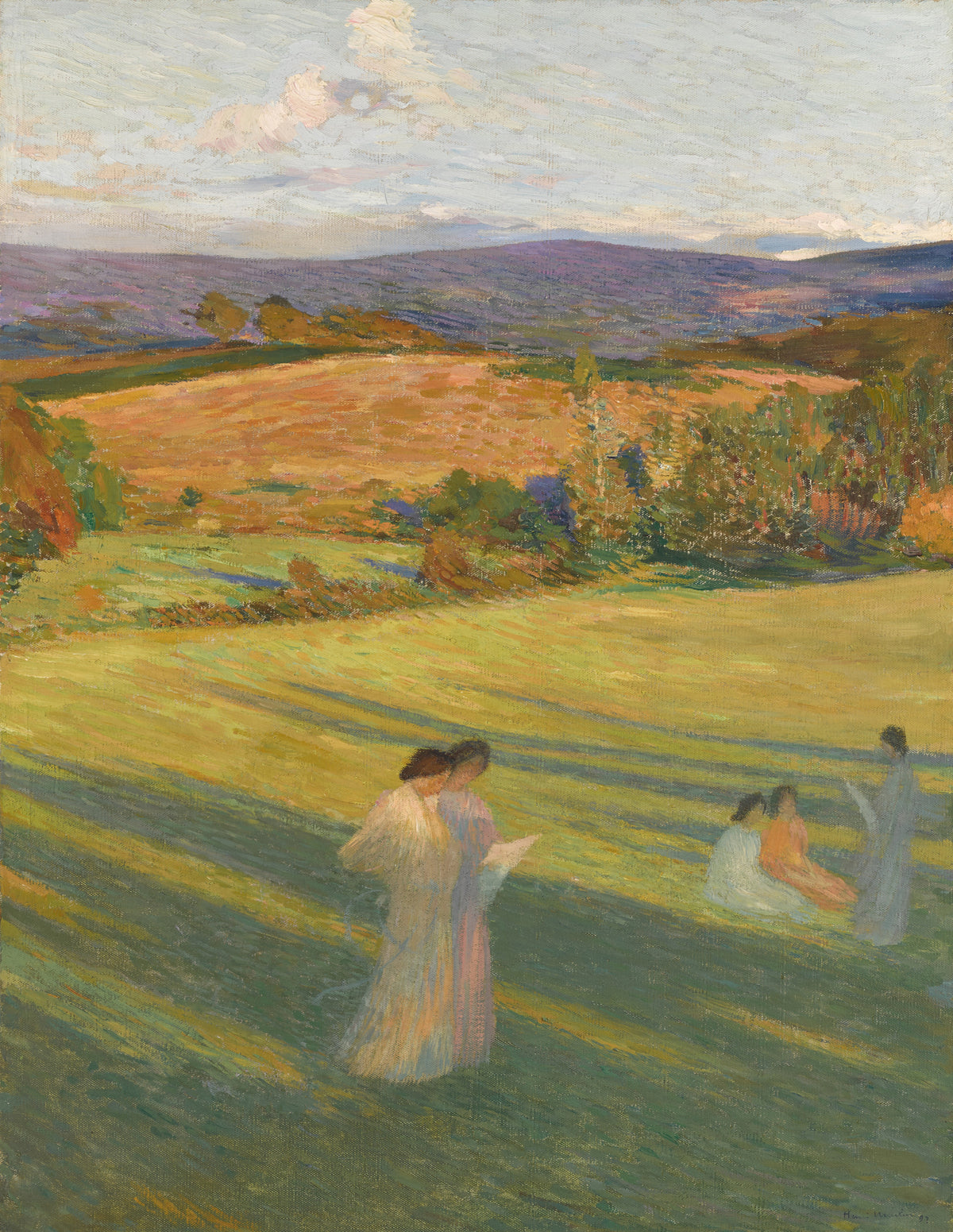 Henri Martin — Muses dans un paysage | Symbolist Art Print