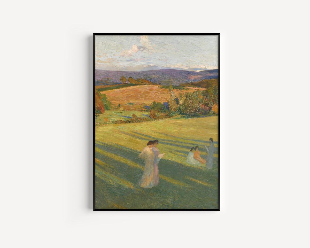 Henri Martin — Muses dans un paysage | Symbolist Art Print