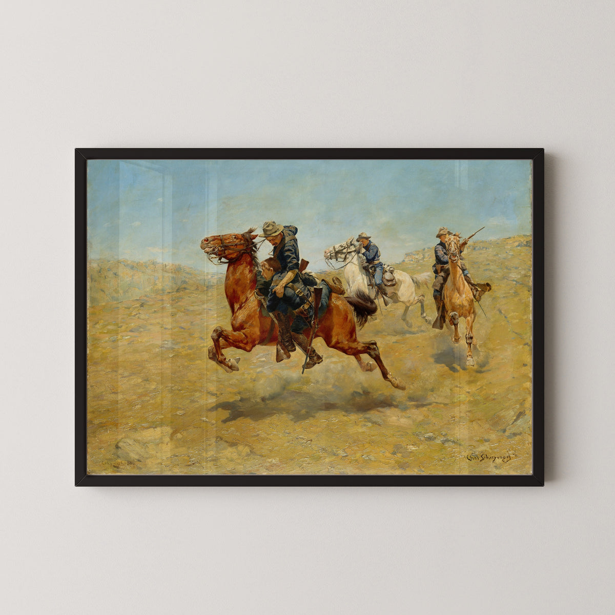 Charles Schreyvogel — My Bunkie | Western Art Print