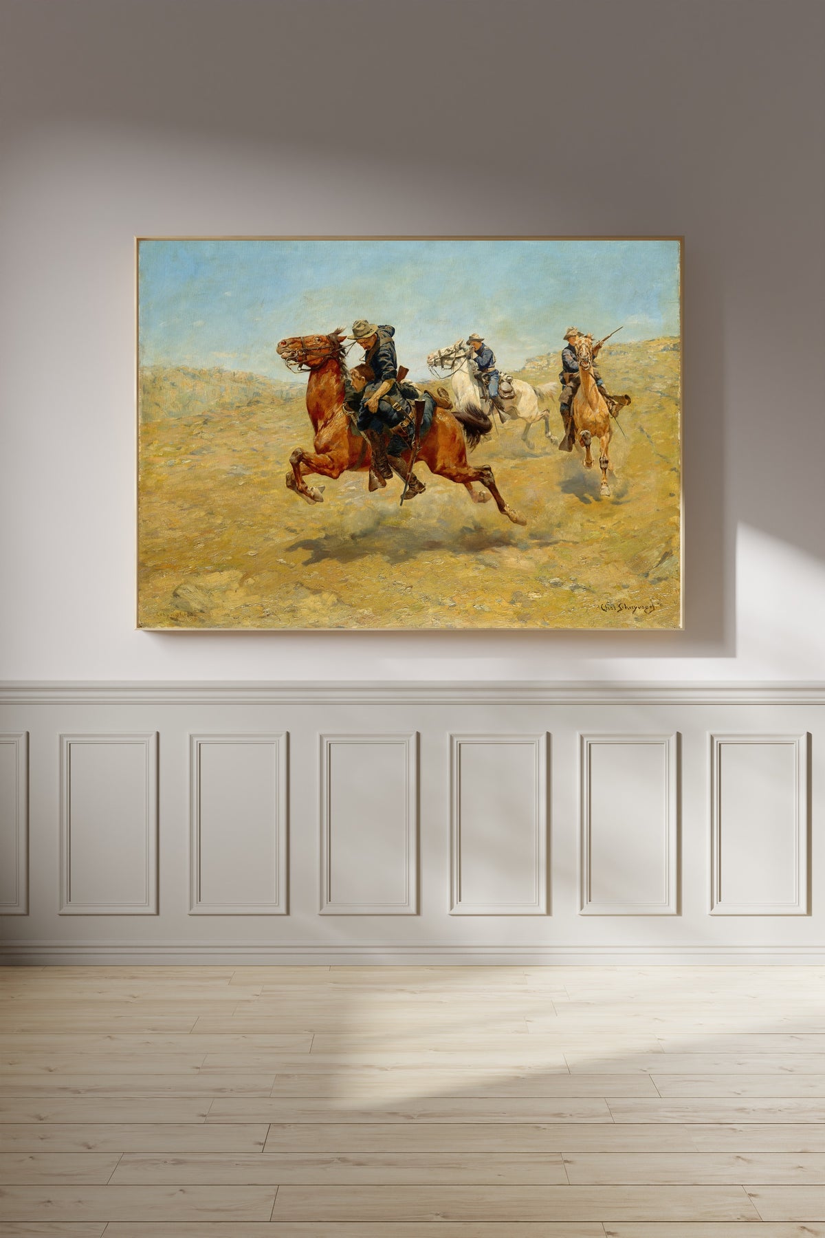 Charles Schreyvogel — My Bunkie | Western Art Print