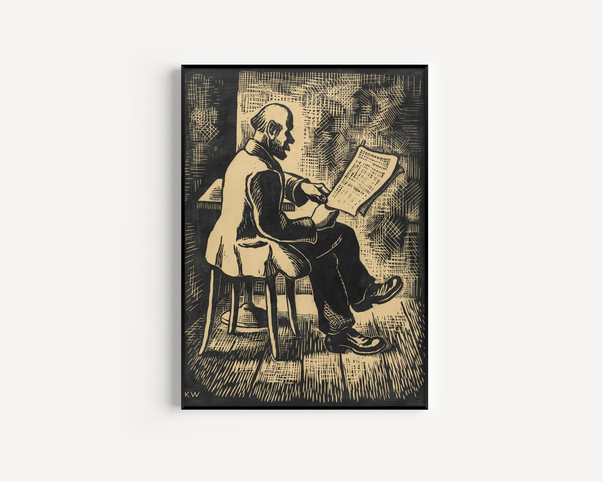 Karl Wiener — Nachher (Afterwards) | Modernist Illustration Print