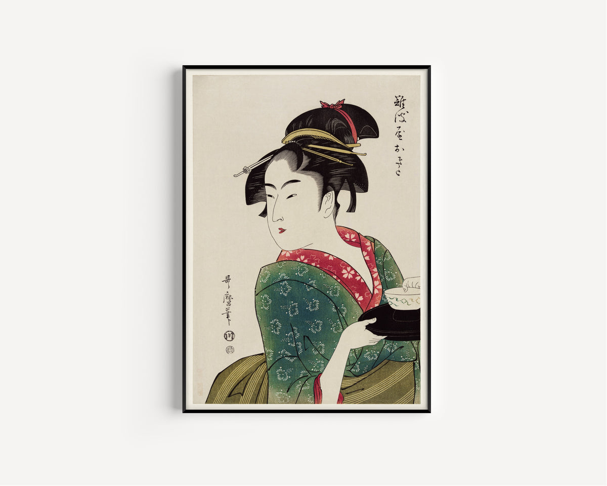 Kitagawa Utamaro — Naniwaya Okita | Japanese Woodblock Print (Ukiyo-e)