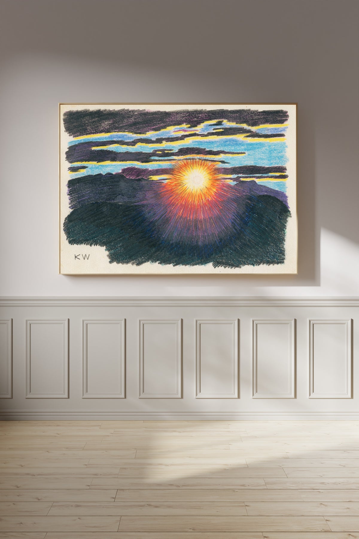 Karl Wiener — Naturstudie XVI (Nature Study XVI) | Modernist Landscape Print