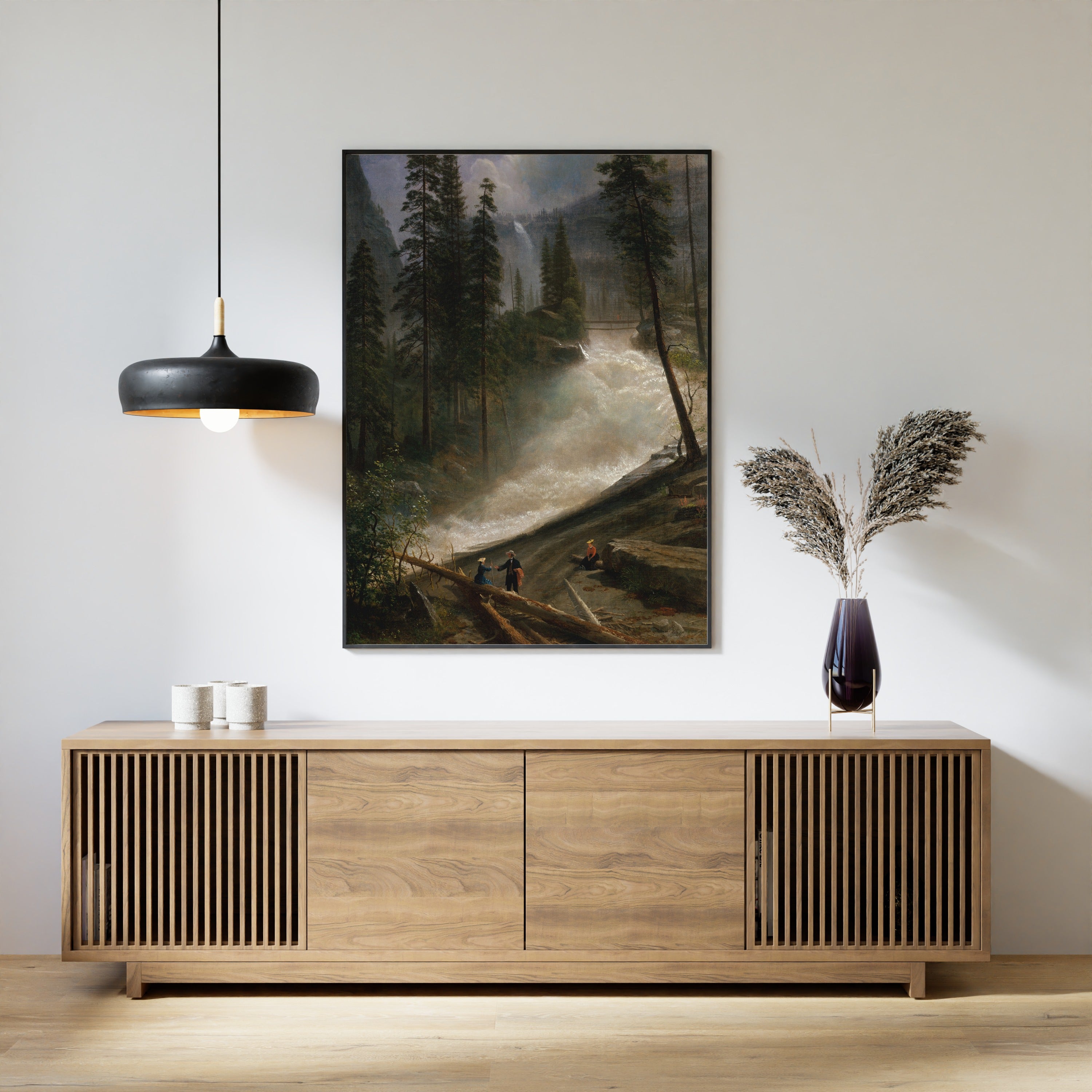Albert Bierstadt — Nevada Falls, Yosemite | Landscape Fine Art Print