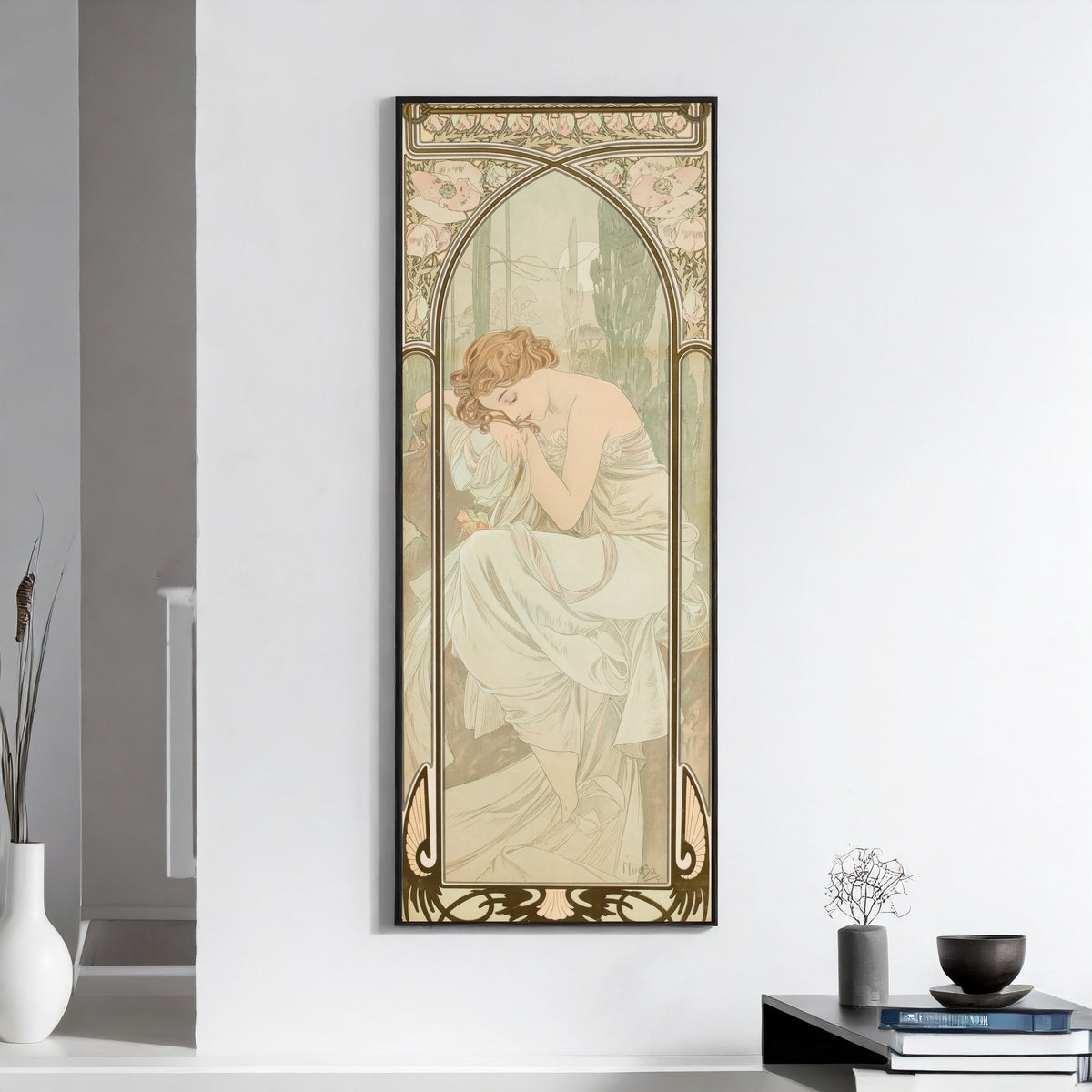 Alphonse Mucha — The Times of the Day: Night's Rest | Art Nouveau Print
