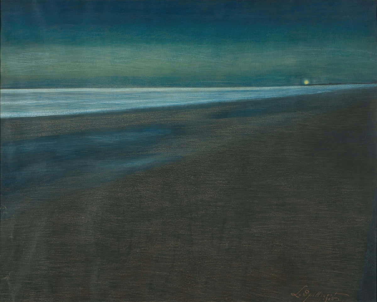 Léon Spilliaert — Nocturnal Beach View | Symbolist Seascape Print