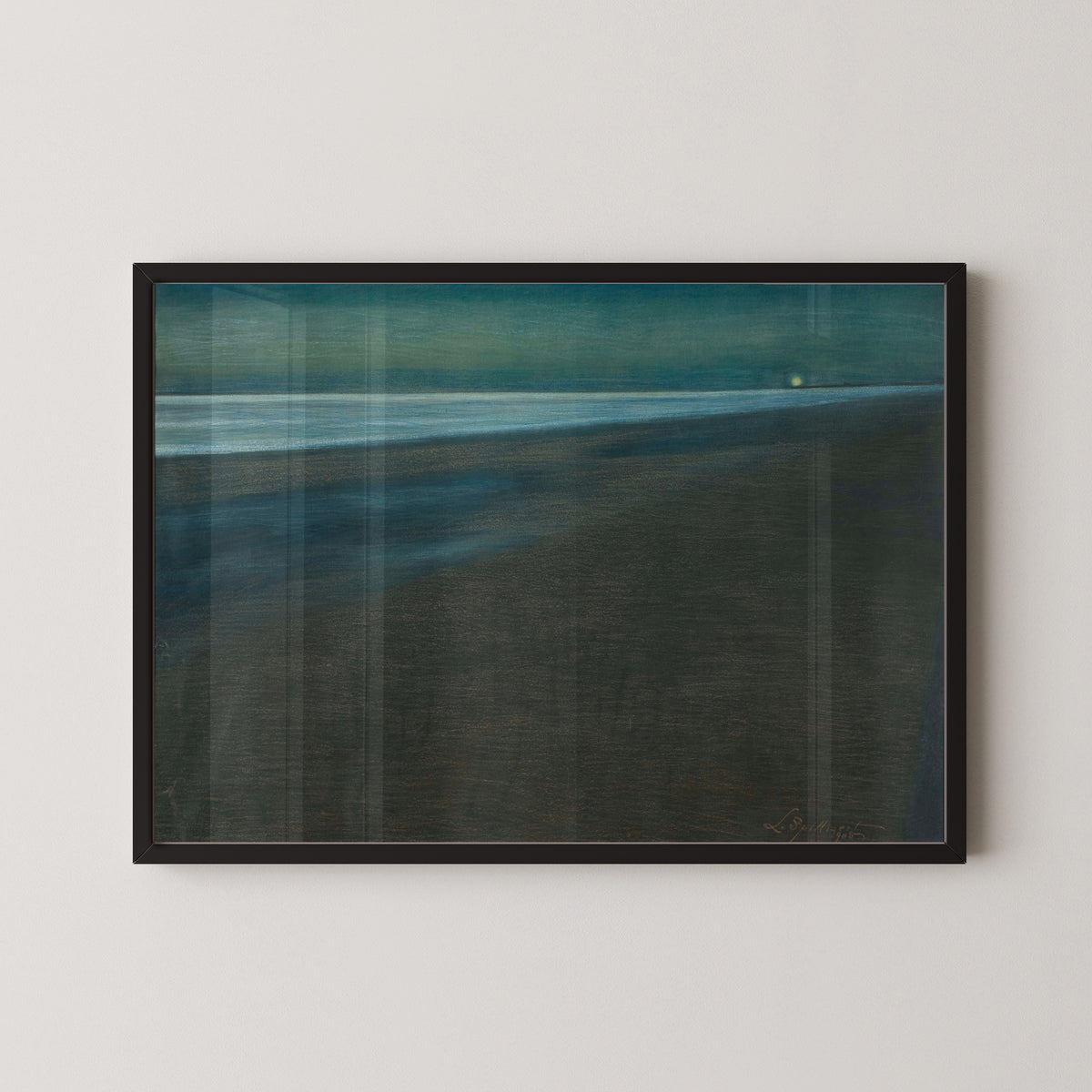 Léon Spilliaert — Nocturnal Beach View | Symbolist Seascape Print